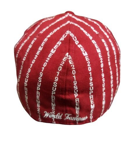 New Era × Supreme 2019 Supreme Text Stripe New Era Hat Size ONE SIZE - 3 Thumbnail
