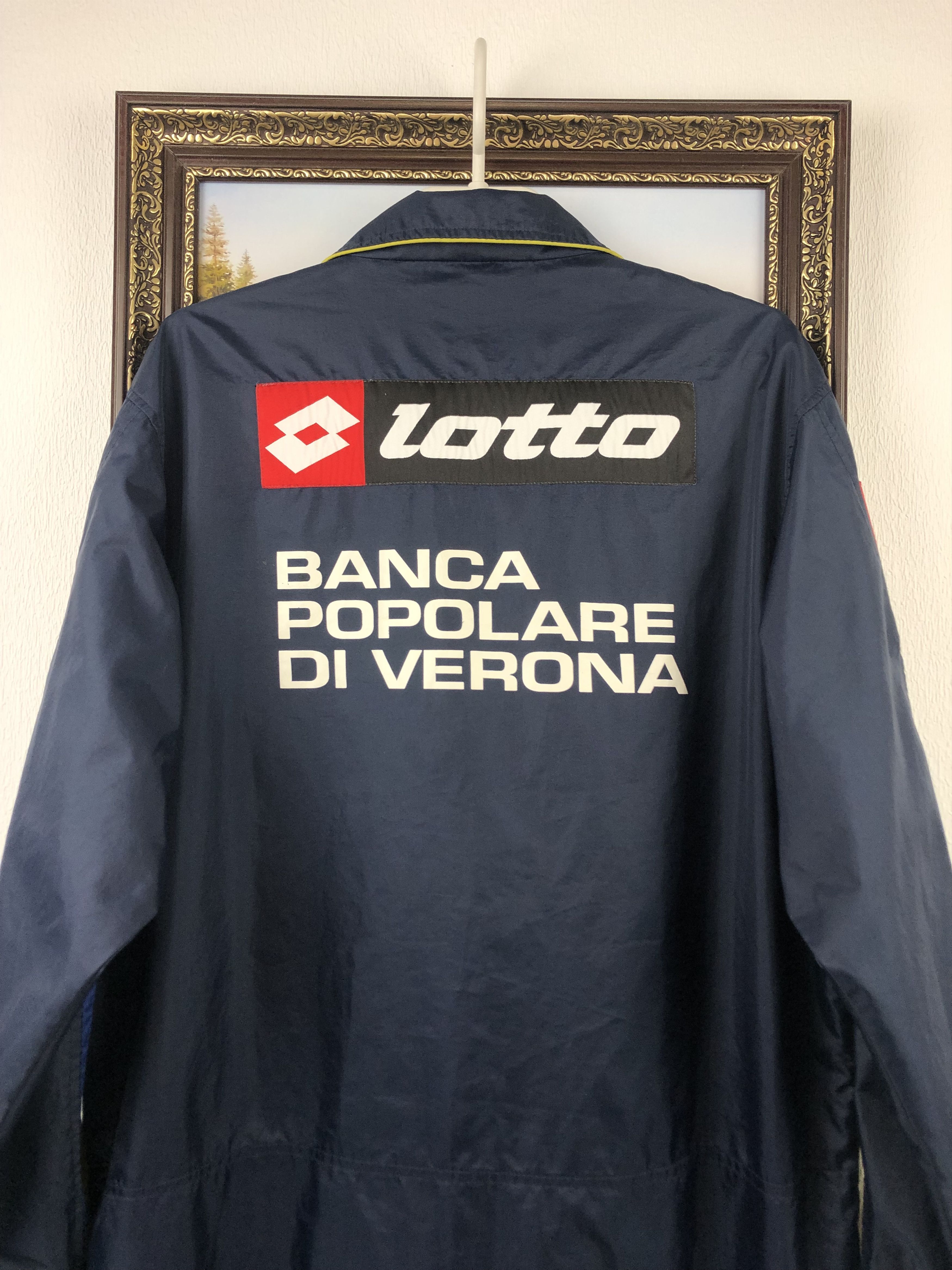 Vintage Vintage Lotto Chievo Verona Jacket Football Soccer Track Top Size US S / EU 44-46 / 1 - 20 Thumbnail