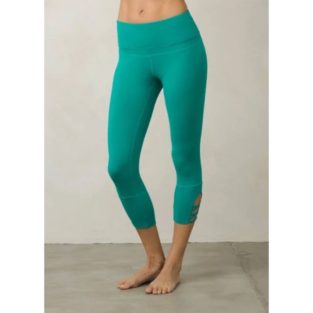 Prana prAna Teal Dragonfly Deco Crop Criss Cross Leggings Medium Size 30" / US 8 / IT 44 - 1 Thumbnail