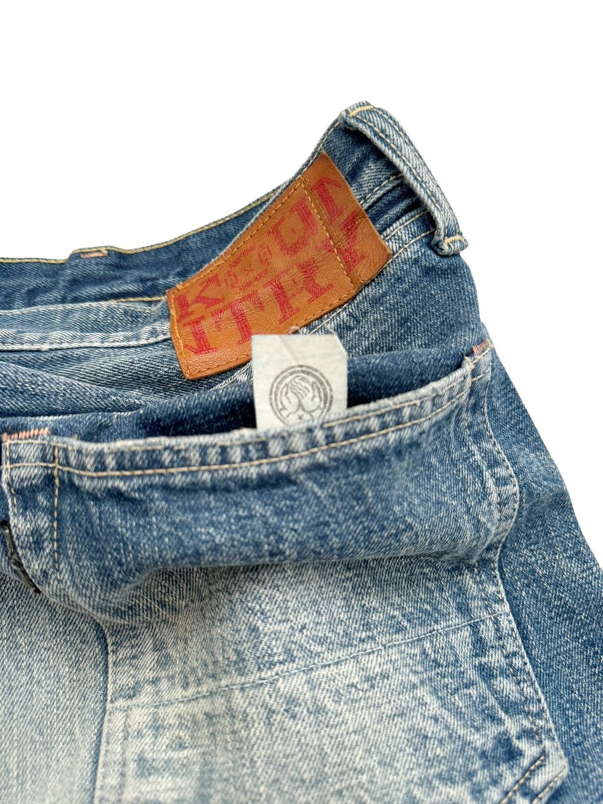 Kapital OG KIRO Kountry Boro Distressed Denim Size US 34 / EU 50 - 12 Thumbnail