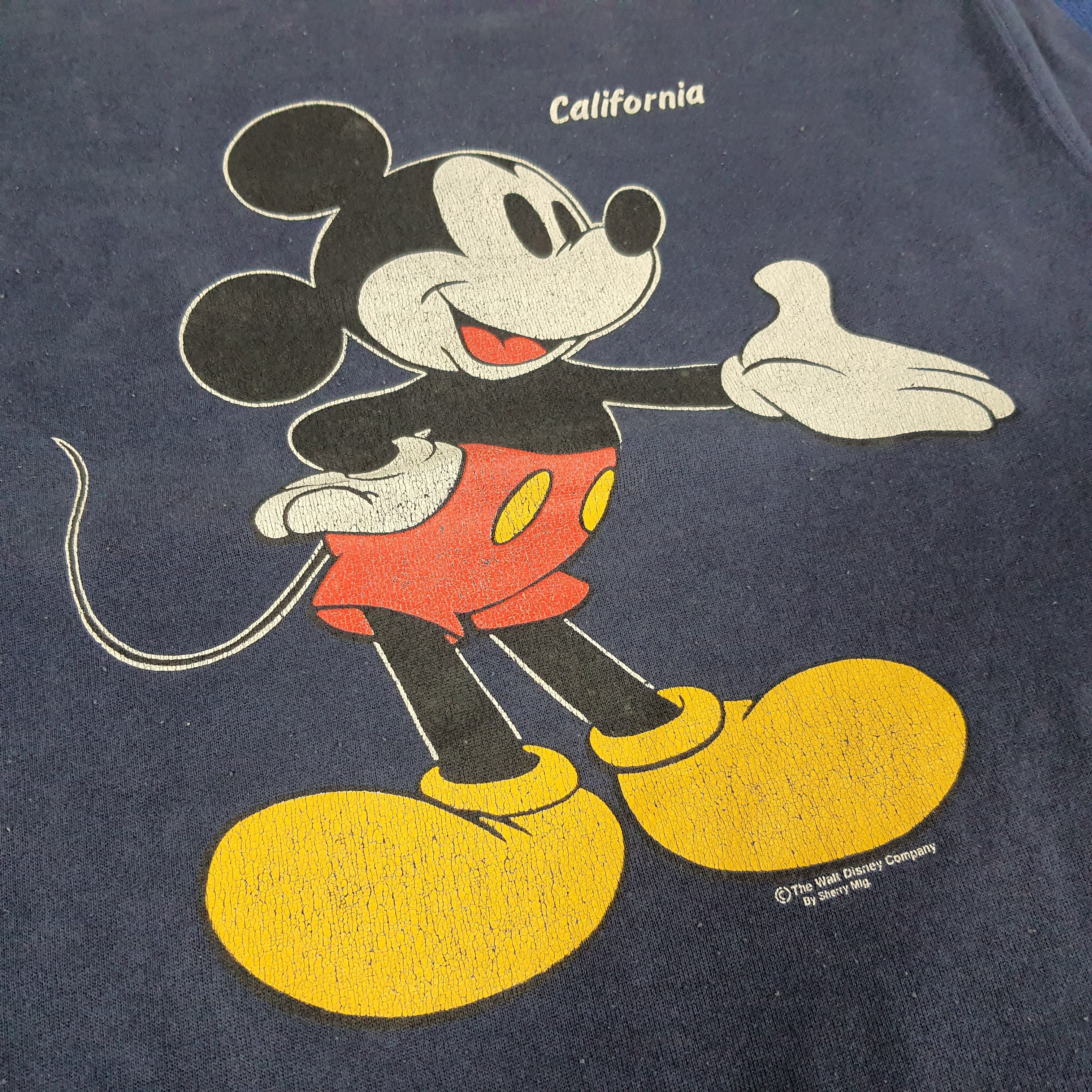 Disney × Mickey Mouse × Vintage Vintage Mickey Mouse California Mirror Printed Sweatshirts Size US L / EU 52-54 / 3 - 2 Thumbnail
