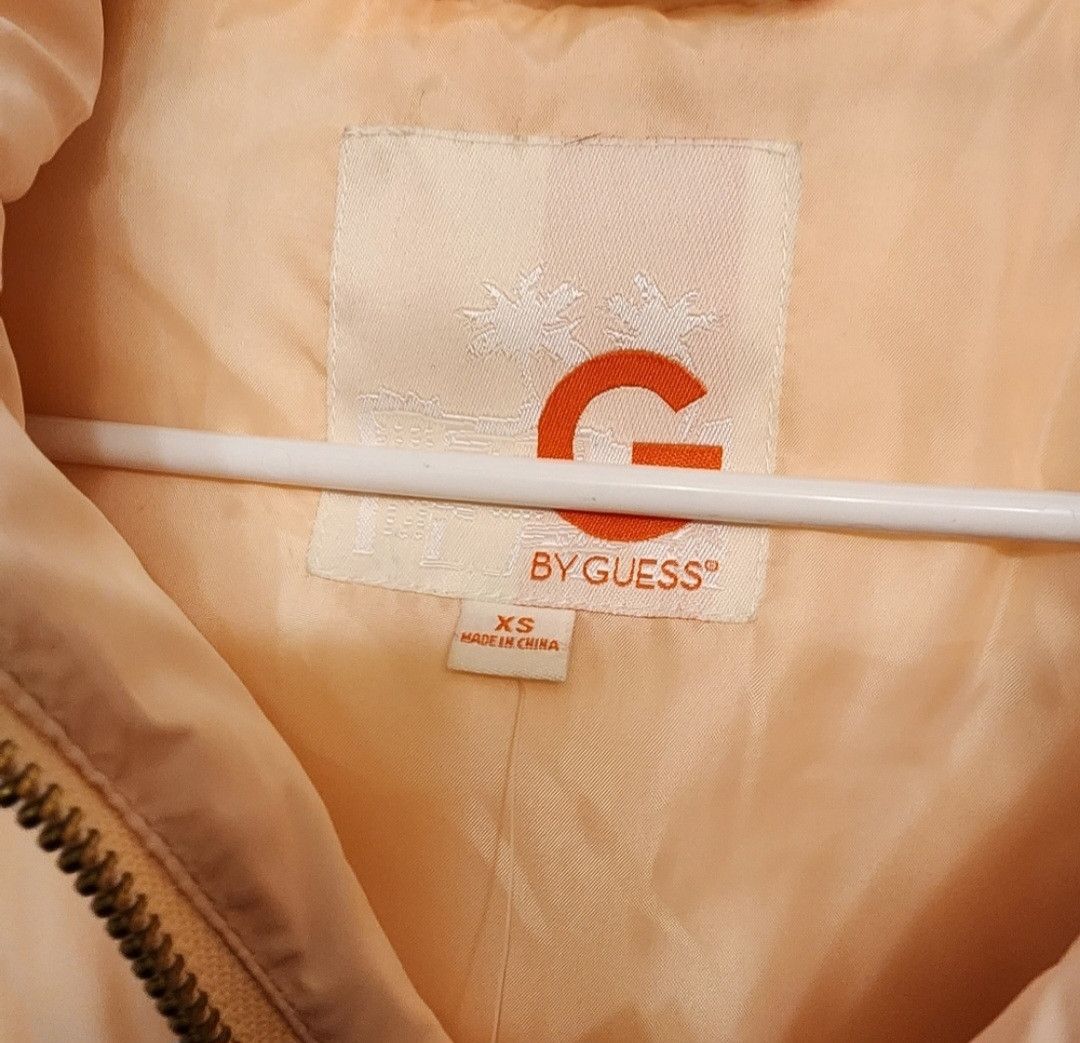 Guess G by Guess Pink Chevron Quilted Faux Fur Puffer Vest XS Size XS / US 0-2 / IT 36-38 - 3 Thumbnail