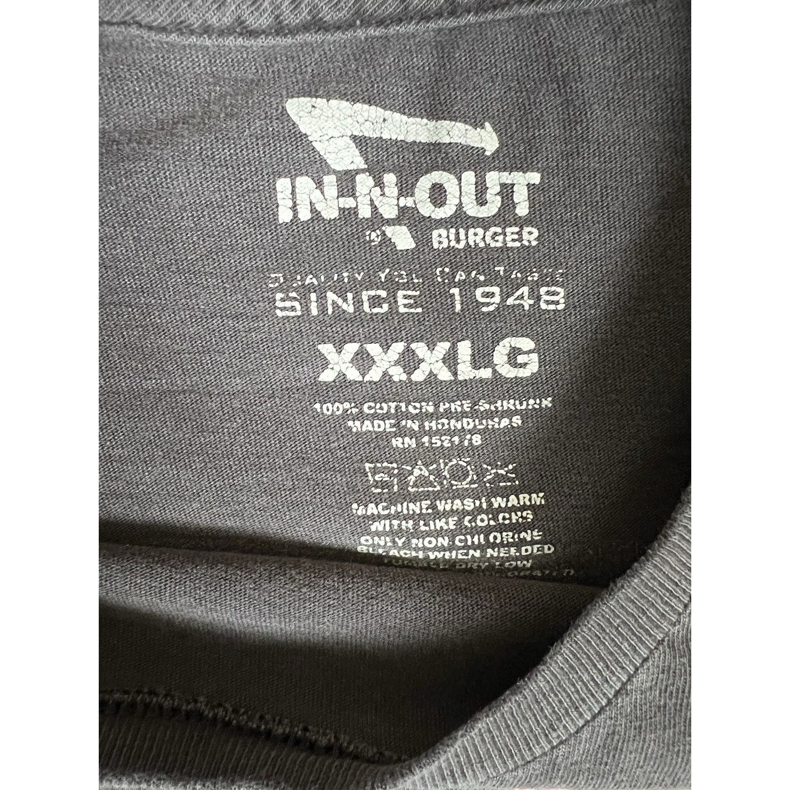 Other Vintage In N Out Burger T-Shirt Size 3XL Black Faded Hot Rod Size US XXL / EU 58 / 5 - 9 Thumbnail