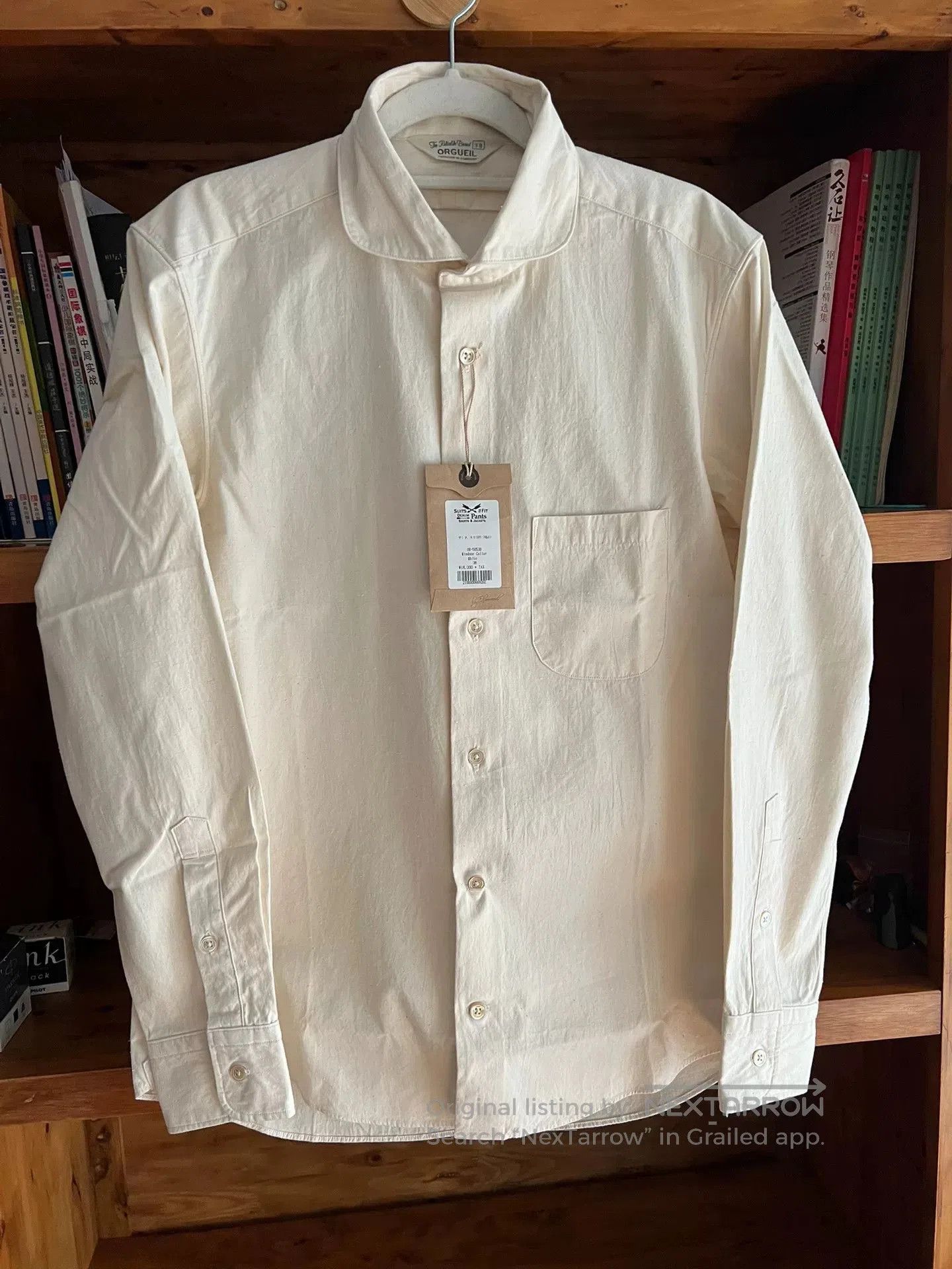 Orgueil Orgueil Windsor Collar Shirt for Men. Size US M / EU 48-50 / 2 - 2 Thumbnail