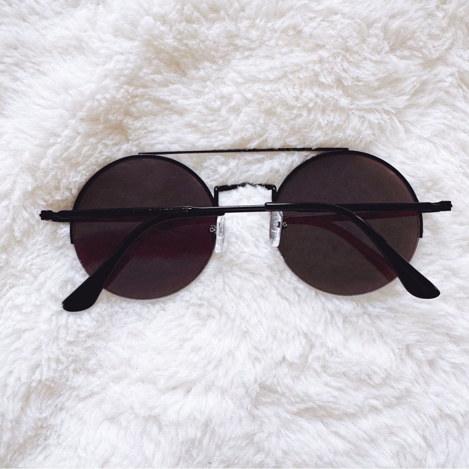 Other Carly Mirrored Blue & Green Chic Round Sunglasses Size ONE SIZE - 9 Thumbnail