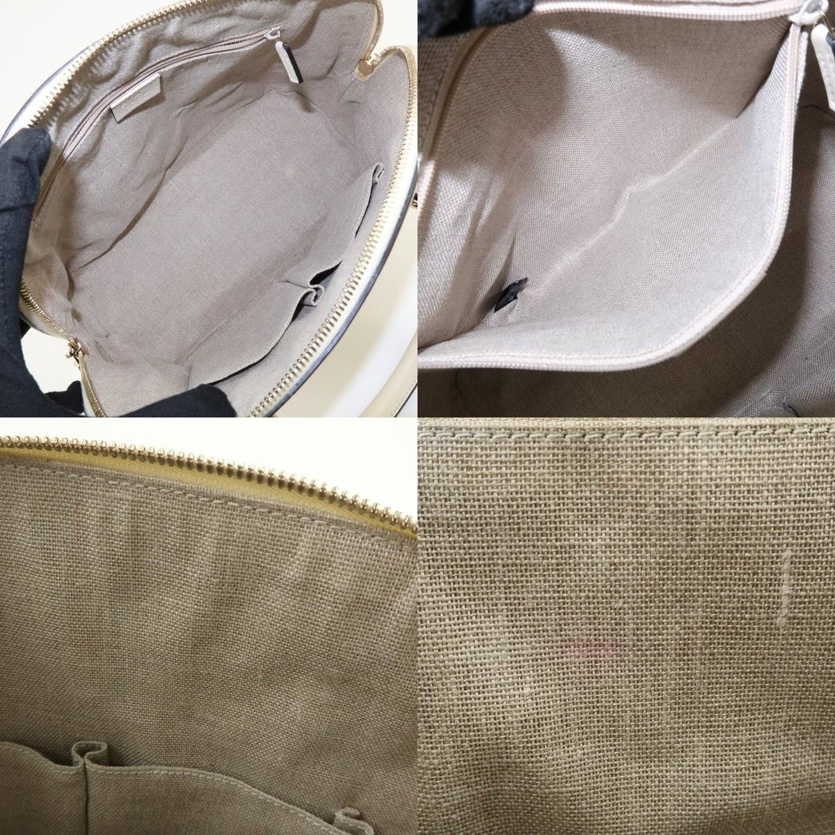 Gucci Gucci Microguccissima Dome Calfskin Shoulder Bag Cream Size ONE SIZE - 7 Thumbnail