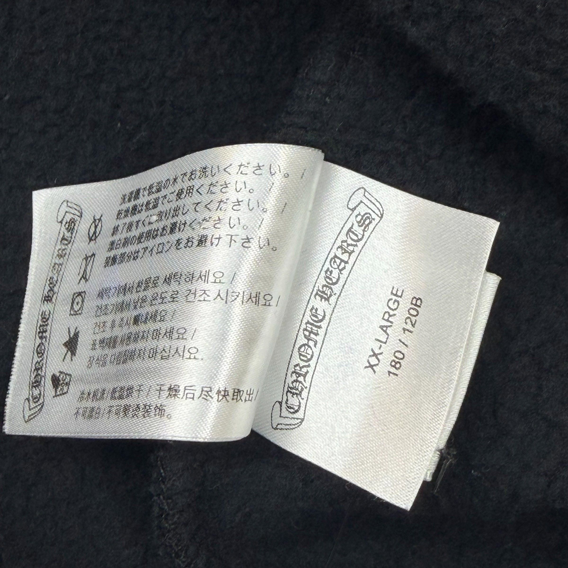 Chrome Hearts Chrome Hearts T-bar logo Hoodie Black XXL Size US XXL / EU 58 / 5 - 6 Thumbnail
