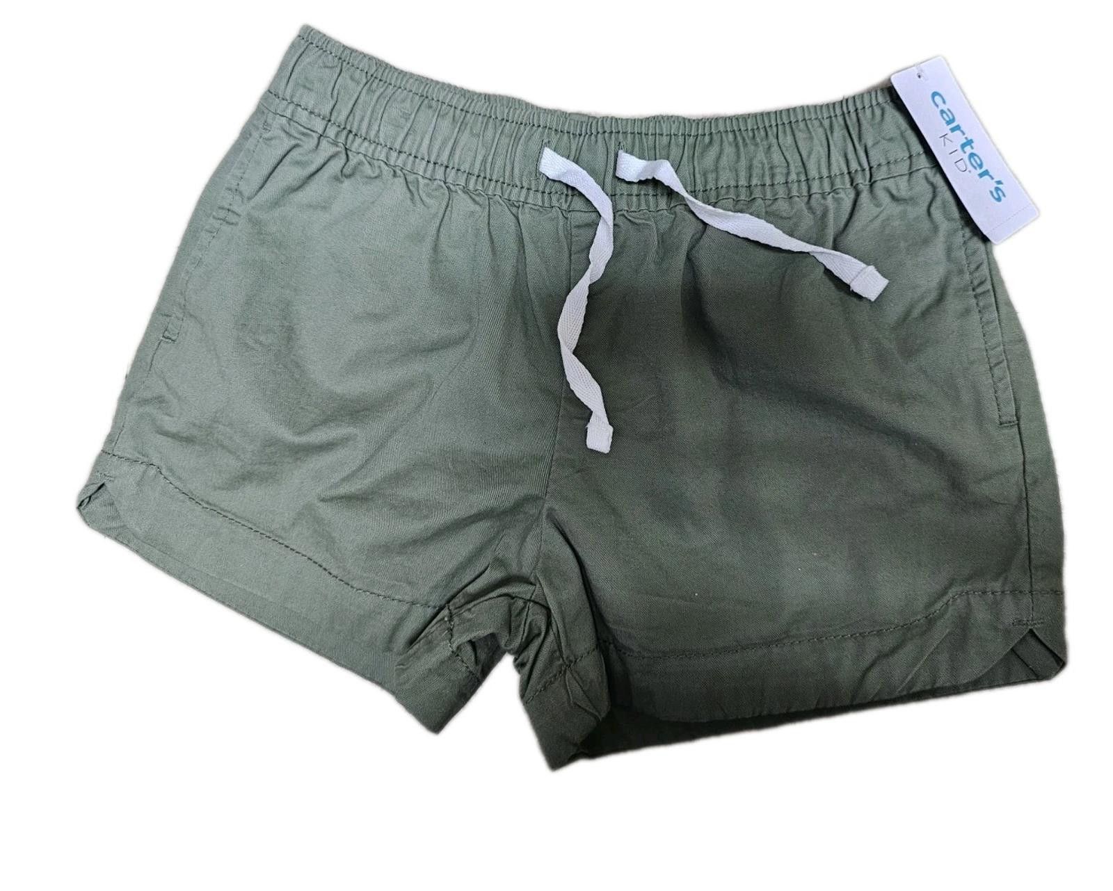 Other New Carter's Girls 7 year Shorts sage green Draw String NEW Size 24" / US 00 / IT 34 - 1 Thumbnail
