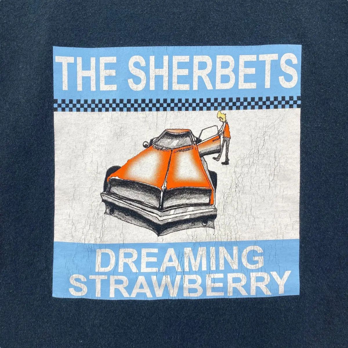 Band Tees × Vintage Vintage THE SHERBETS Dreaming Strawberry Japan Band Size US M / EU 48-50 / 2 - 2 Thumbnail