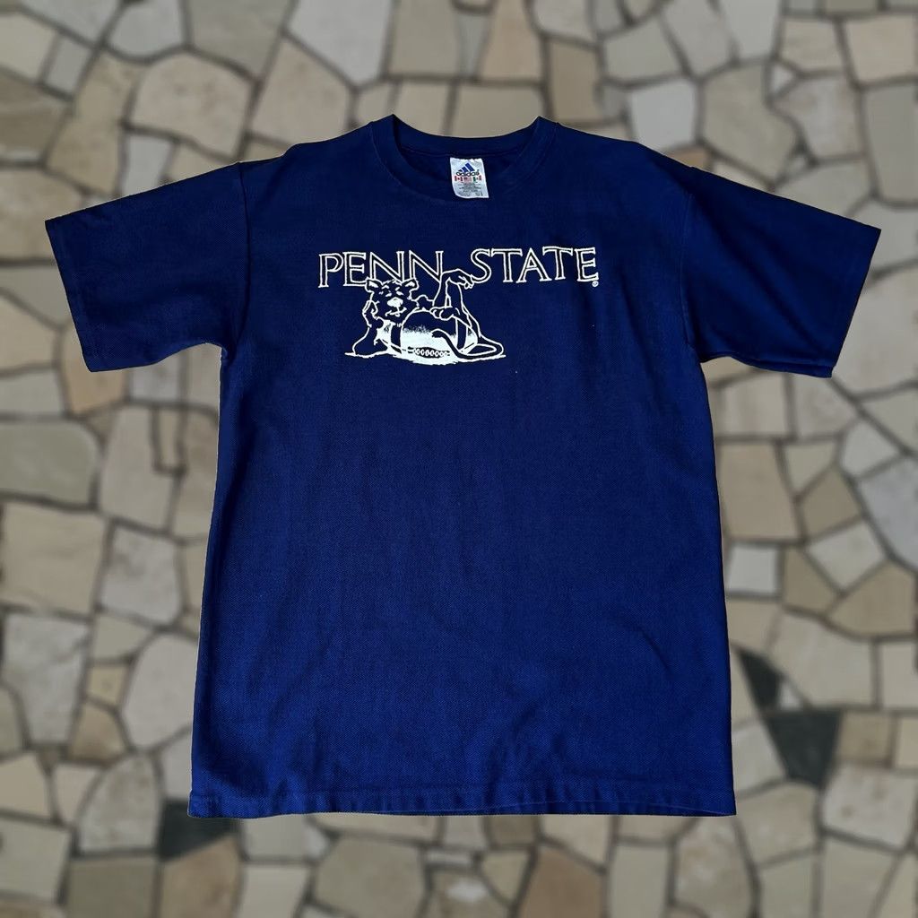 Adidas VINTAGE Penn State Nittany Lions Tee Shirt Size Medium Blue Adidas Size US M / EU 48-50 / 2 - 1 Thumbnail