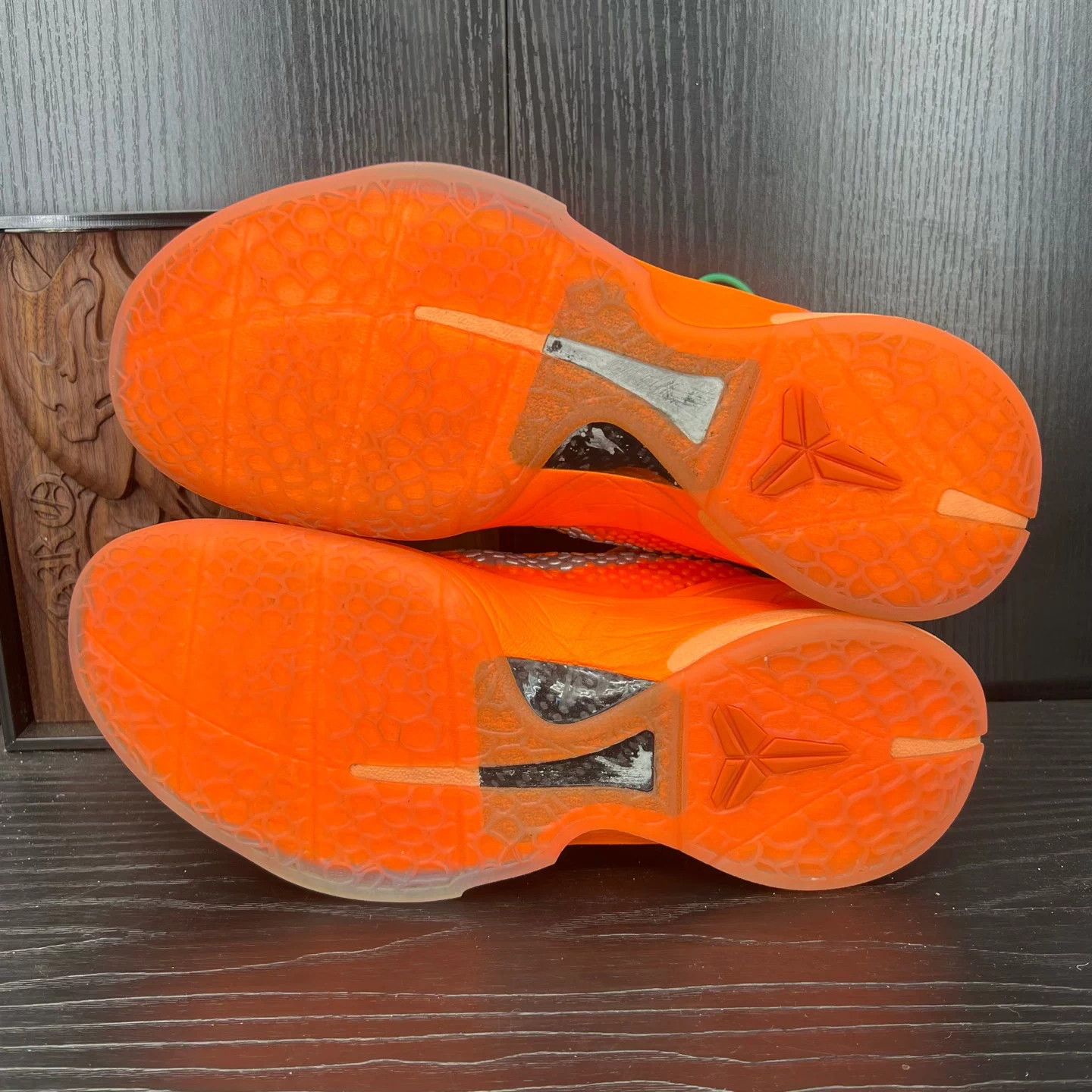 Nike zk6 Orange Silver Men's 44.5 Mint Condition Size US 11.5 / EU 44-45 - 8 Thumbnail