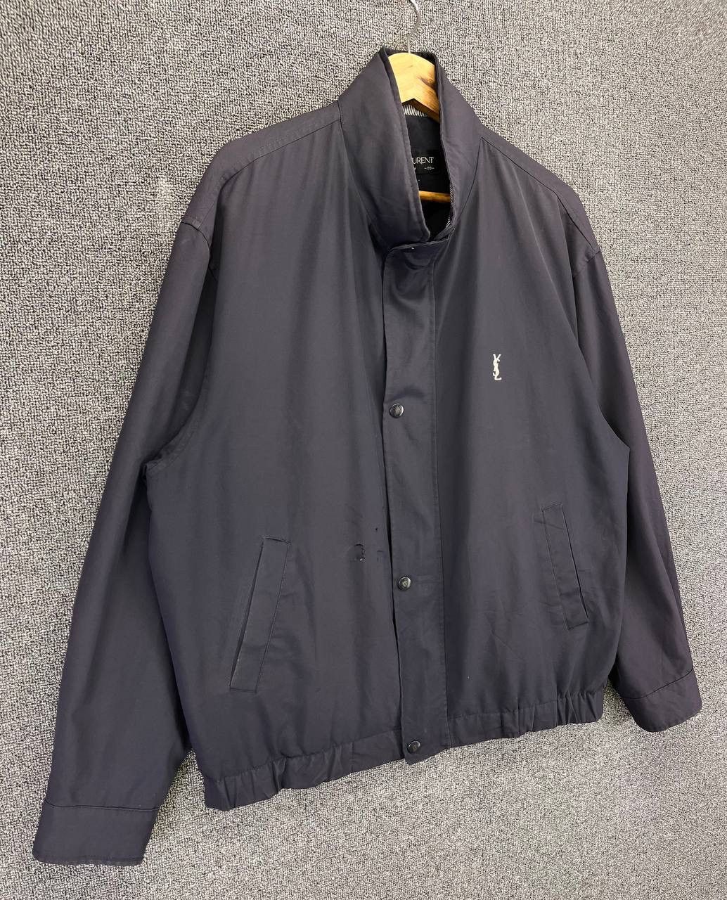 Yves Saint Laurent Vintage Yves Saint Laurent Luxury Zip Up Trashed Jacket Size US M / EU 48-50 / 2 - 2 Thumbnail