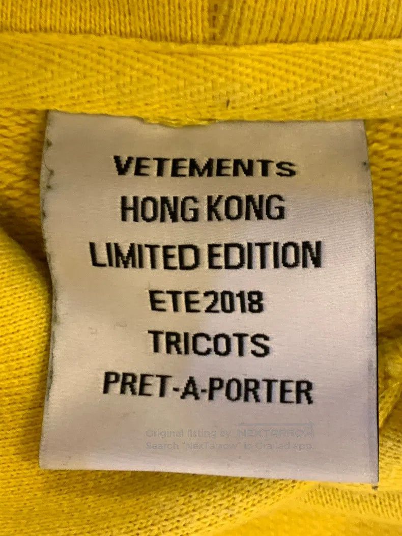 Vetements Vetements Pullover Hoodie Size US XS / EU 42 / 0 - 5 Thumbnail