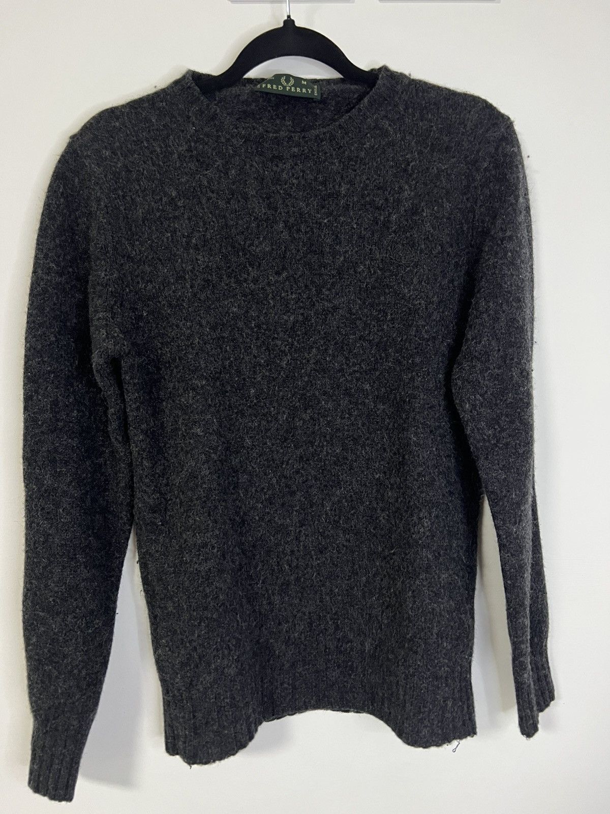 Fred Perry Fred perry sweater wool L grey Size US S / EU 44-46 / 1 - 1 Thumbnail