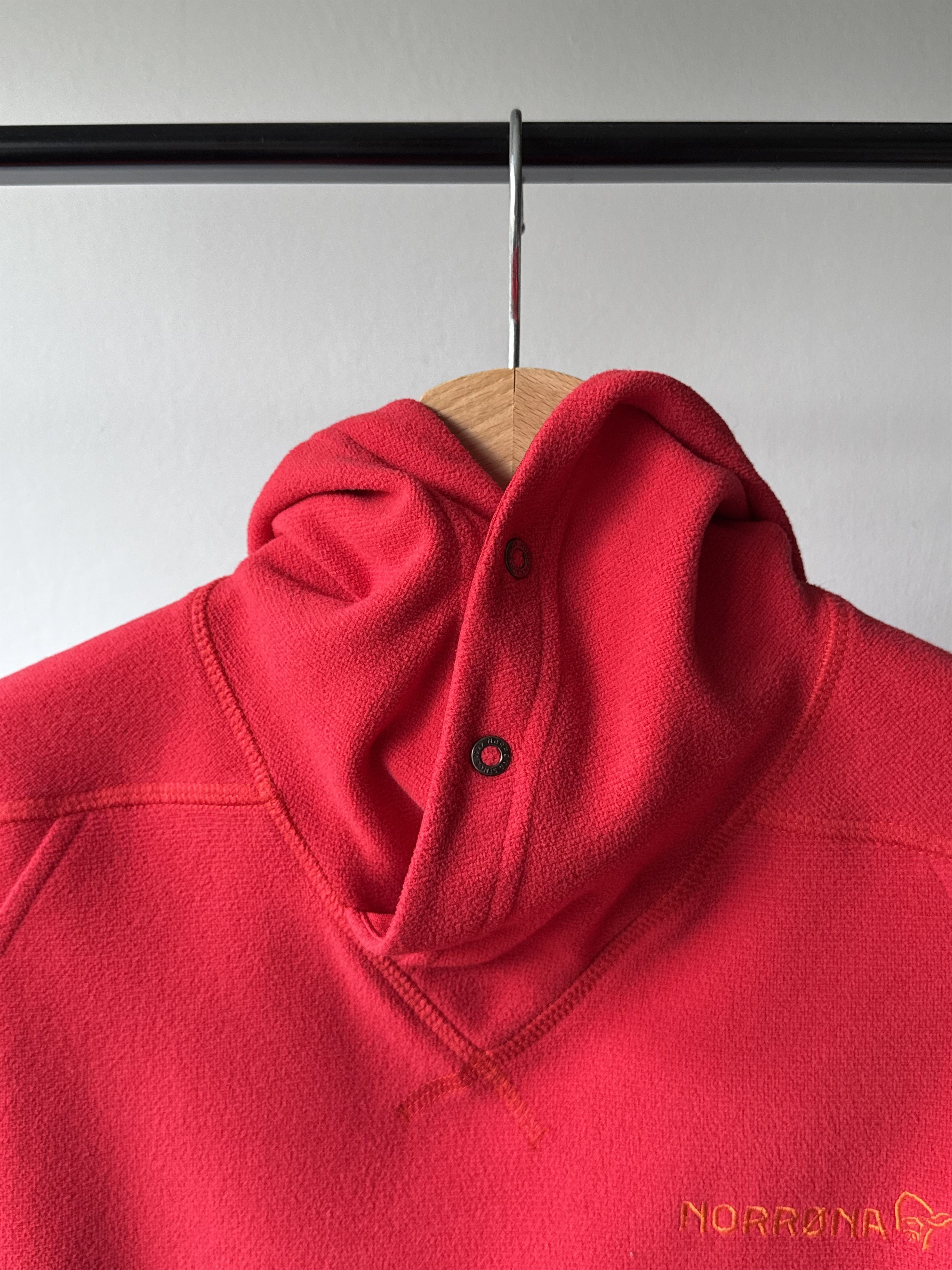 Norrona Norrona Falketind Warm1 Red Polartec Fleece Outdoor Hoodie Size M / US 6-8 / IT 42-44 - 8 Thumbnail