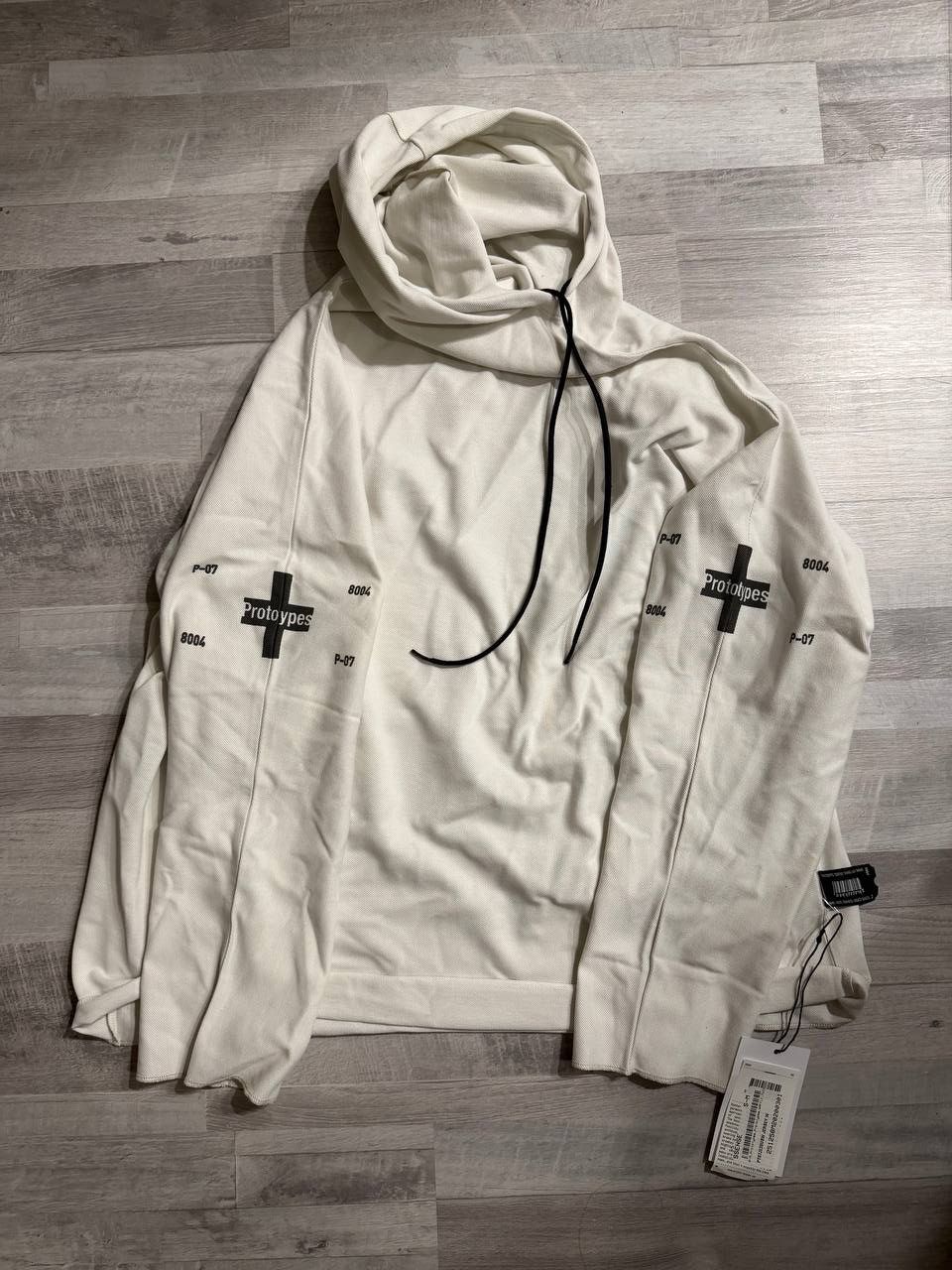 Prototypes PROTOTYPES Waffle Twisted hoodie Size US M / EU 48-50 / 2 - 1 Thumbnail