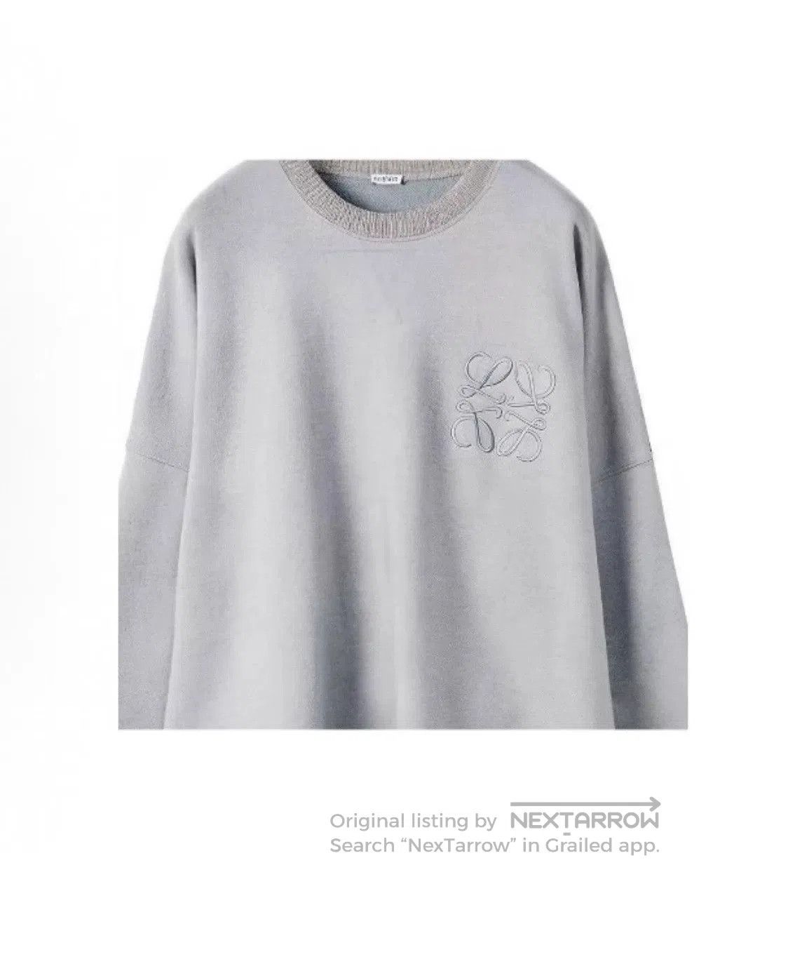 Loewe LOEWE FW21 Embroidered Crewneck Sweatshirt. Size US M / EU 48-50 / 2 - 3 Thumbnail