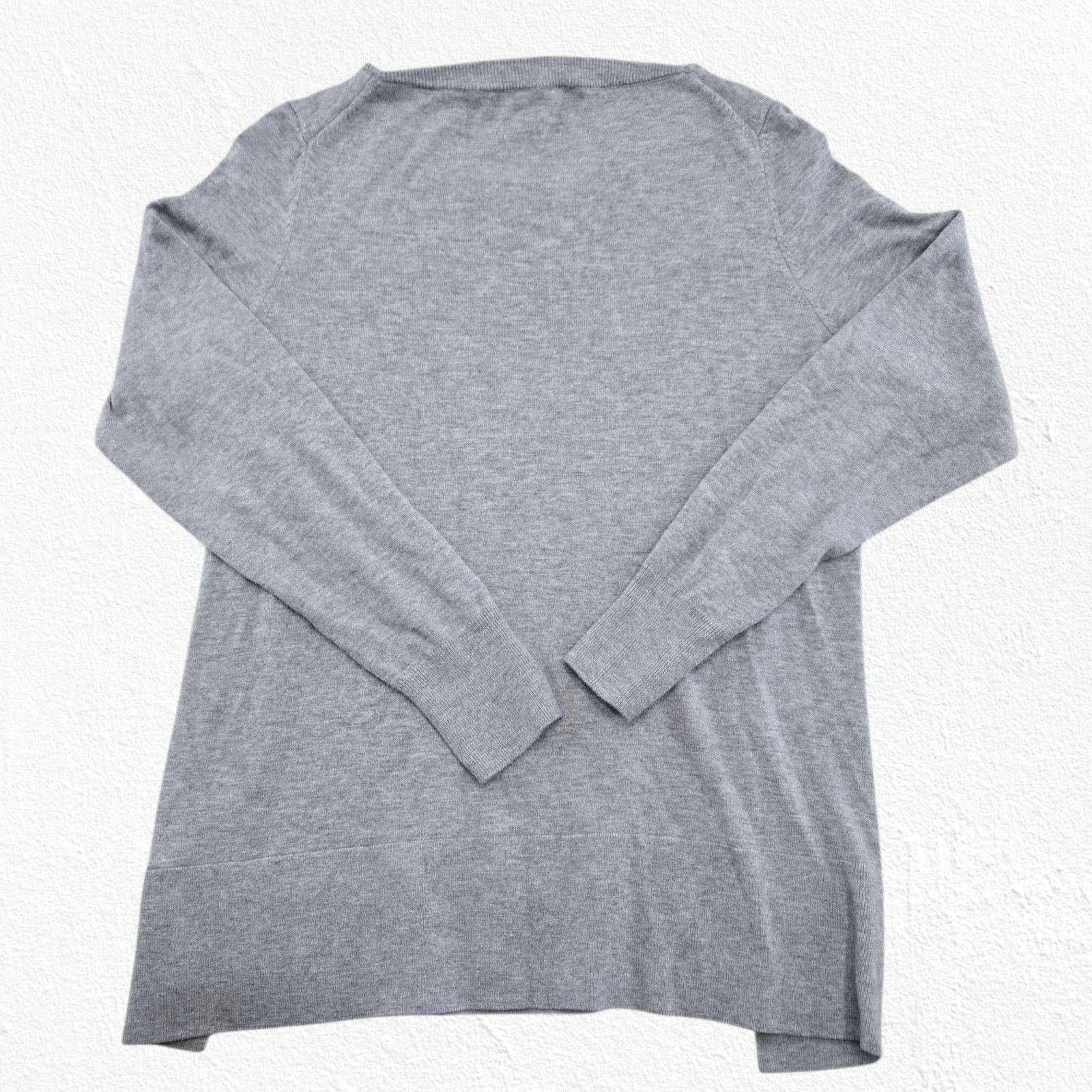 Other Etcetera Gray Wool Blend Sweater Sequin Hem Size Medium Size M / US 6-8 / IT 42-44 - 13 Thumbnail