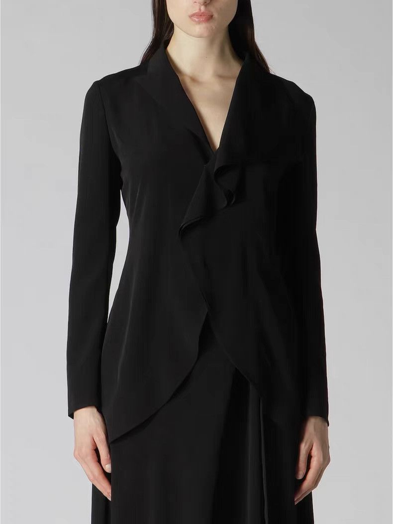 Yohji Yamamoto Yohji yamamoto silk suit jacket Size M / US 6-8 / IT 42-44 - 3 Thumbnail