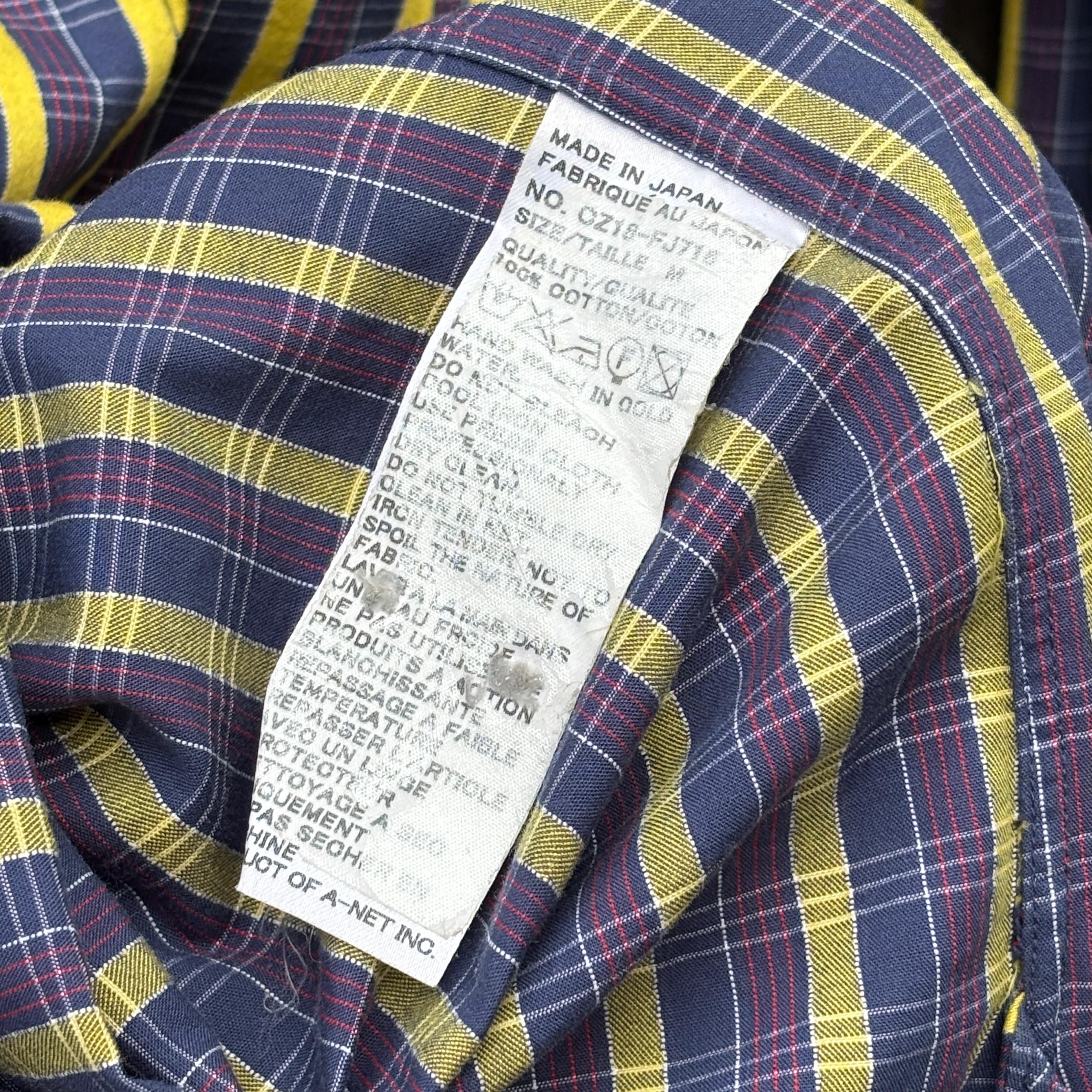 CABANE de ZUCCa × Issey Miyake Cabane De Zucca Button Up Plaid Long Sleeve Shirt Size US M / EU 48-50 / 2 - 8 Thumbnail