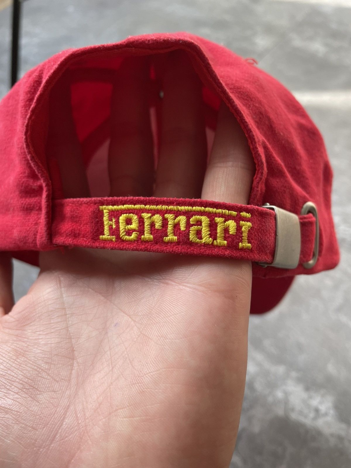 Ferrari Vintage 90s Ferrari F1 Racing Red Cap Y2K Embroidered Logo Size ONE SIZE - 5 Thumbnail