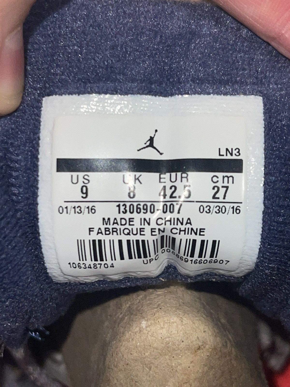 Jordan Brand × Nike Nike Air Jordan Retro 12 “Grey University Blue” size 9 Men’s Size US 9 / EU 42 - 8 Thumbnail