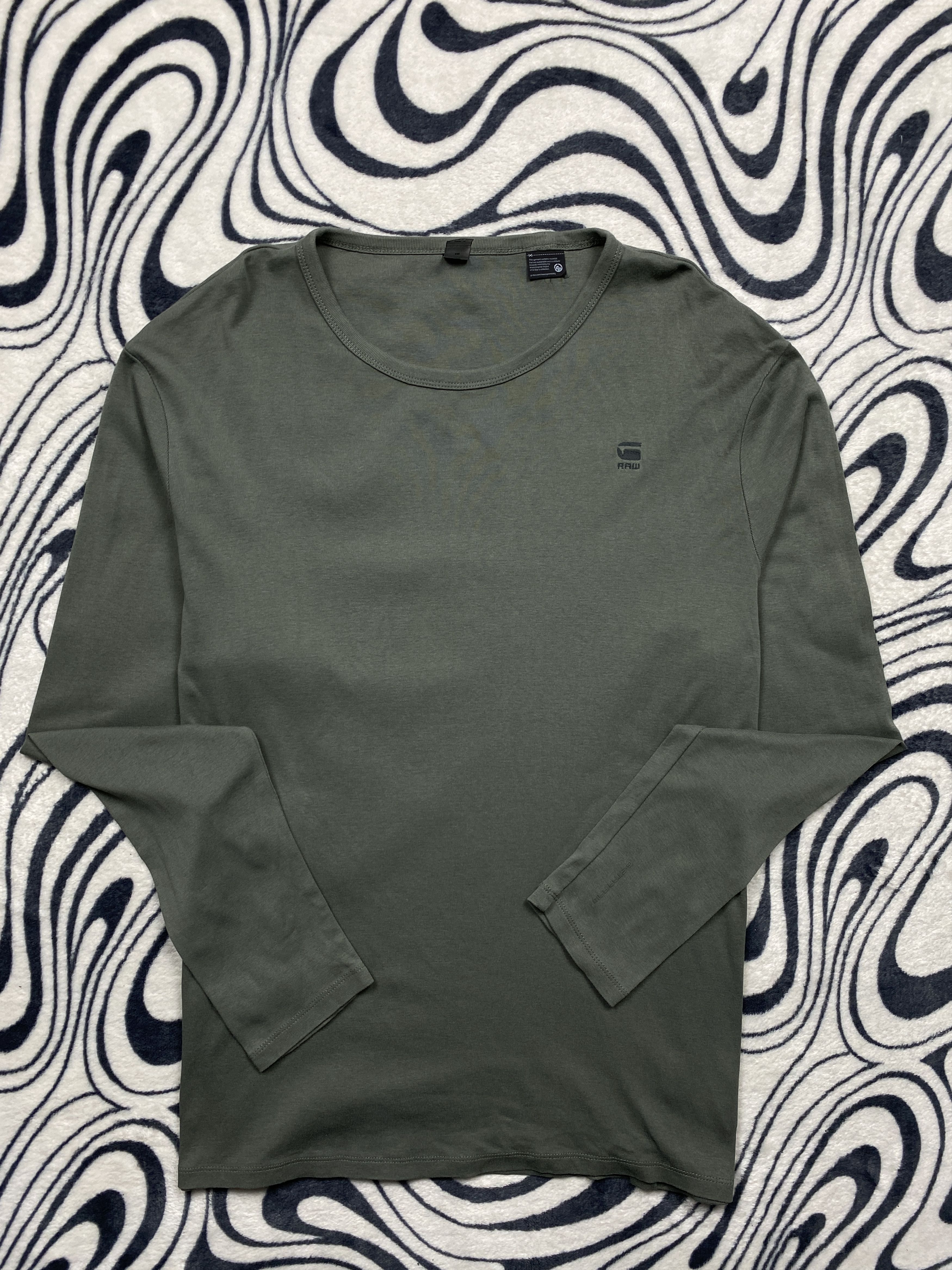 G-Star G Star Raw Vintage Mens Long Sleeve T-Shirt Y2K Tee Size US XXL / EU 58 / 5 - 1 Thumbnail