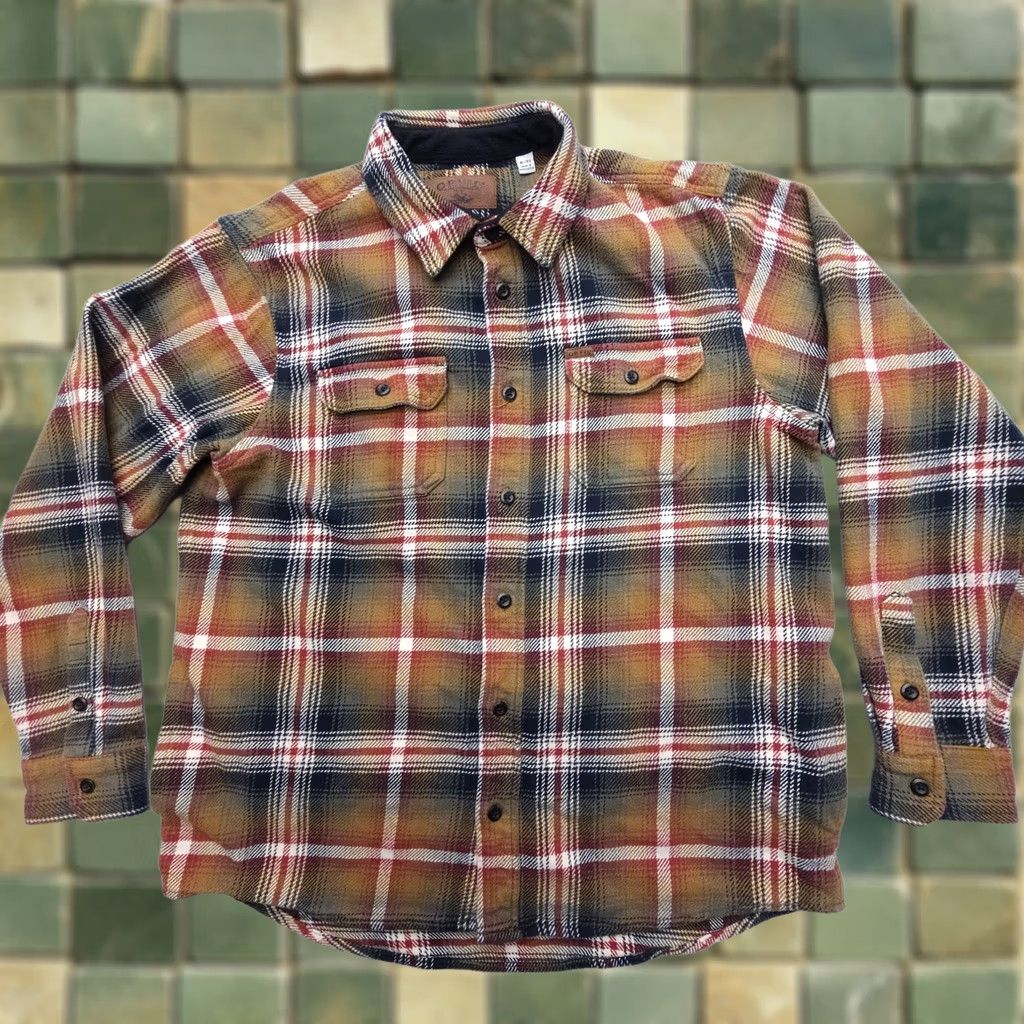 Orvis Orvis Shirt Shacket Plaid Heavyweight Cotton Flannel Mens XL Multicolor Outdoor Casual Workwear Shirt Shacket Size US XL / EU 56 / 4 - 1 Thumbnail