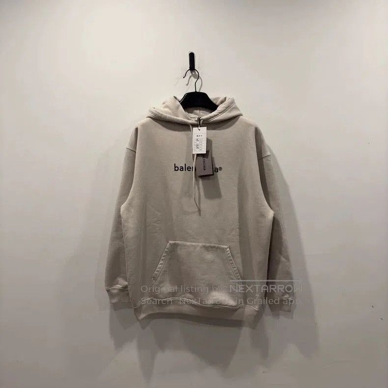 Balenciaga Balenciaga Gray Logo Hoodie XS. Size US XS / EU 42 / 0 - 1 Thumbnail