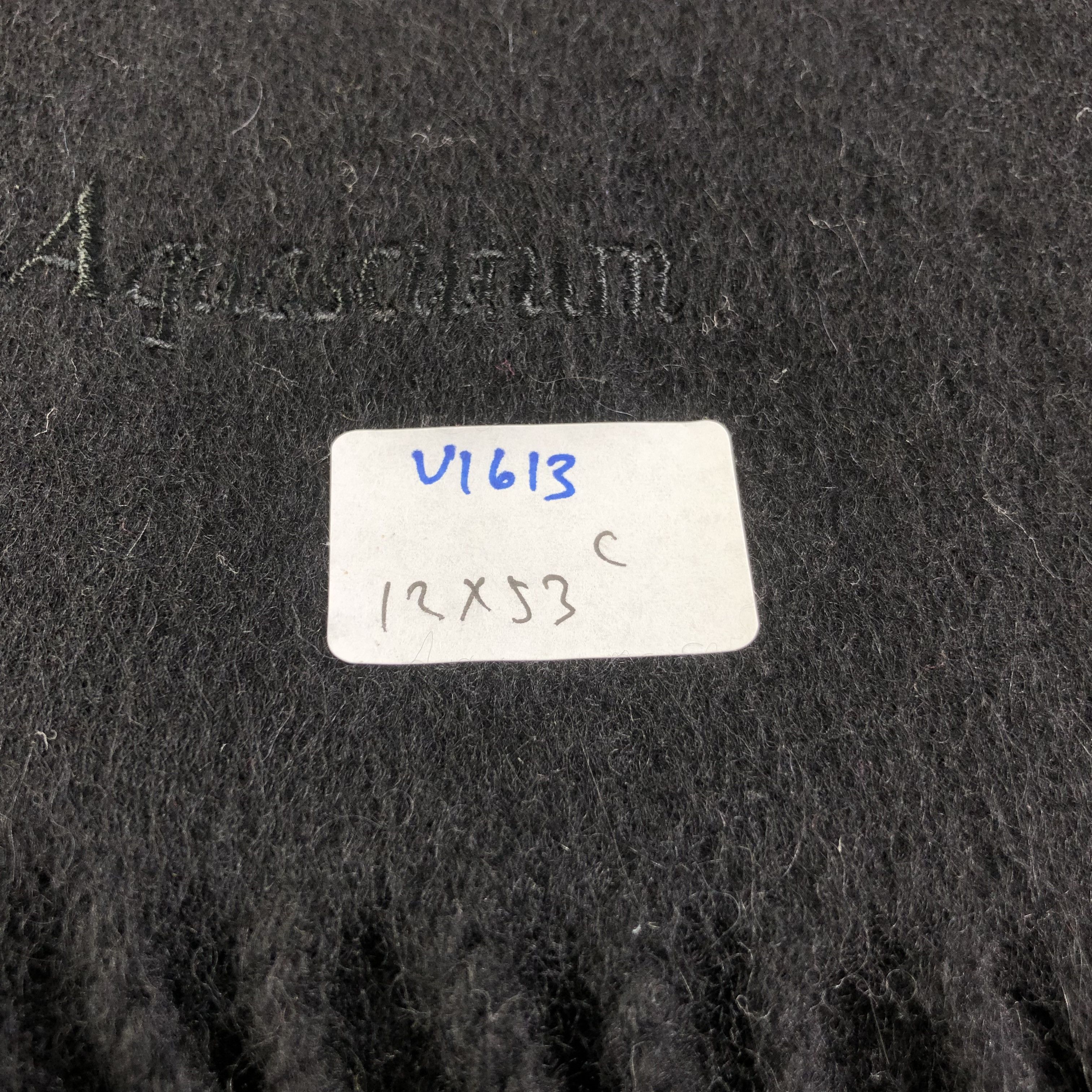 Aquascutum Aquascutum Plain Black Cashmere Scarf Muffler V1613 Size ONE SIZE - 5 Thumbnail