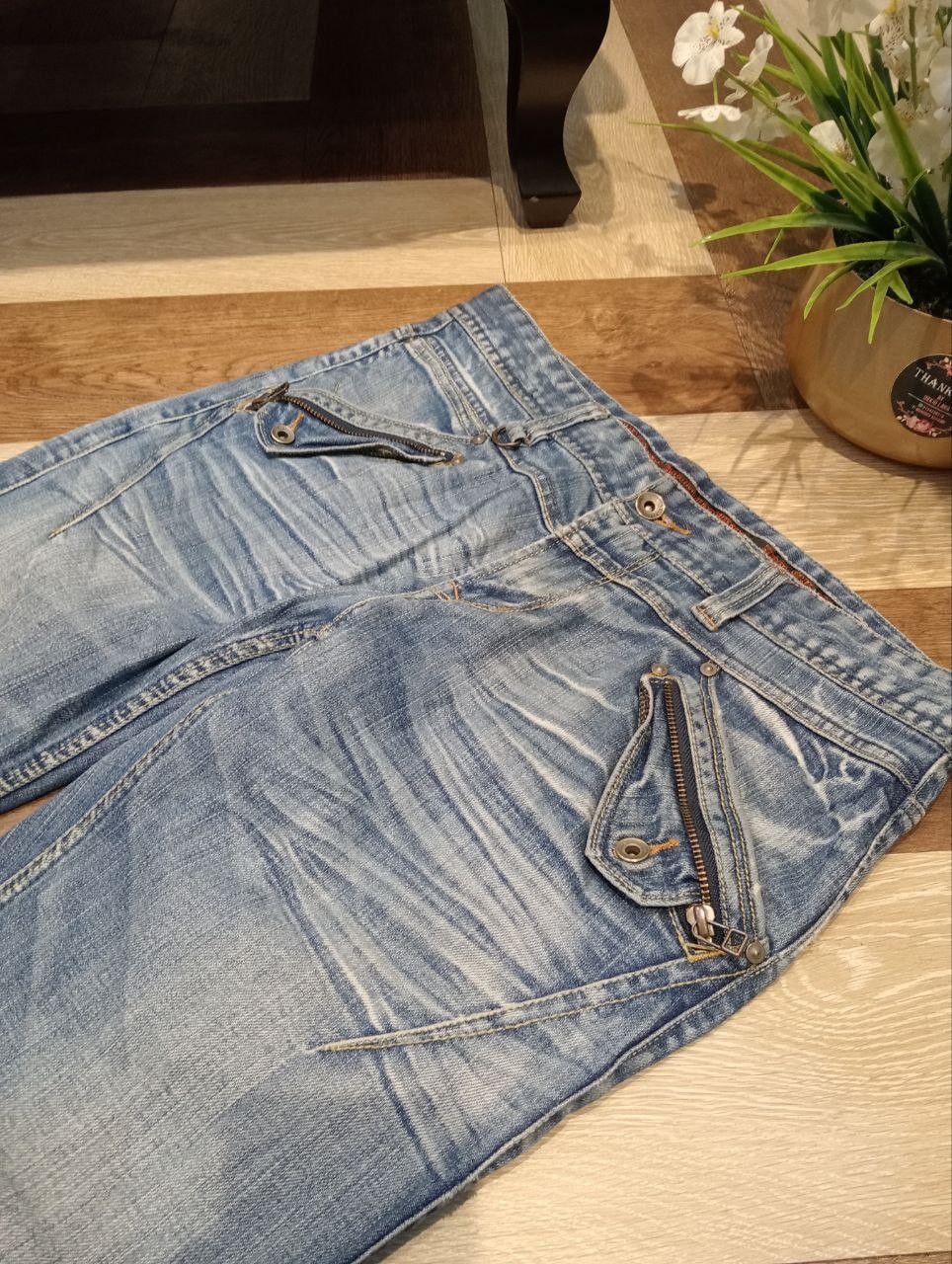 Nicole Club JAPANESE NICOLE CLUB FOR MEN FLARED DENIM JEANS Size US 34 / EU 50 - 5 Thumbnail