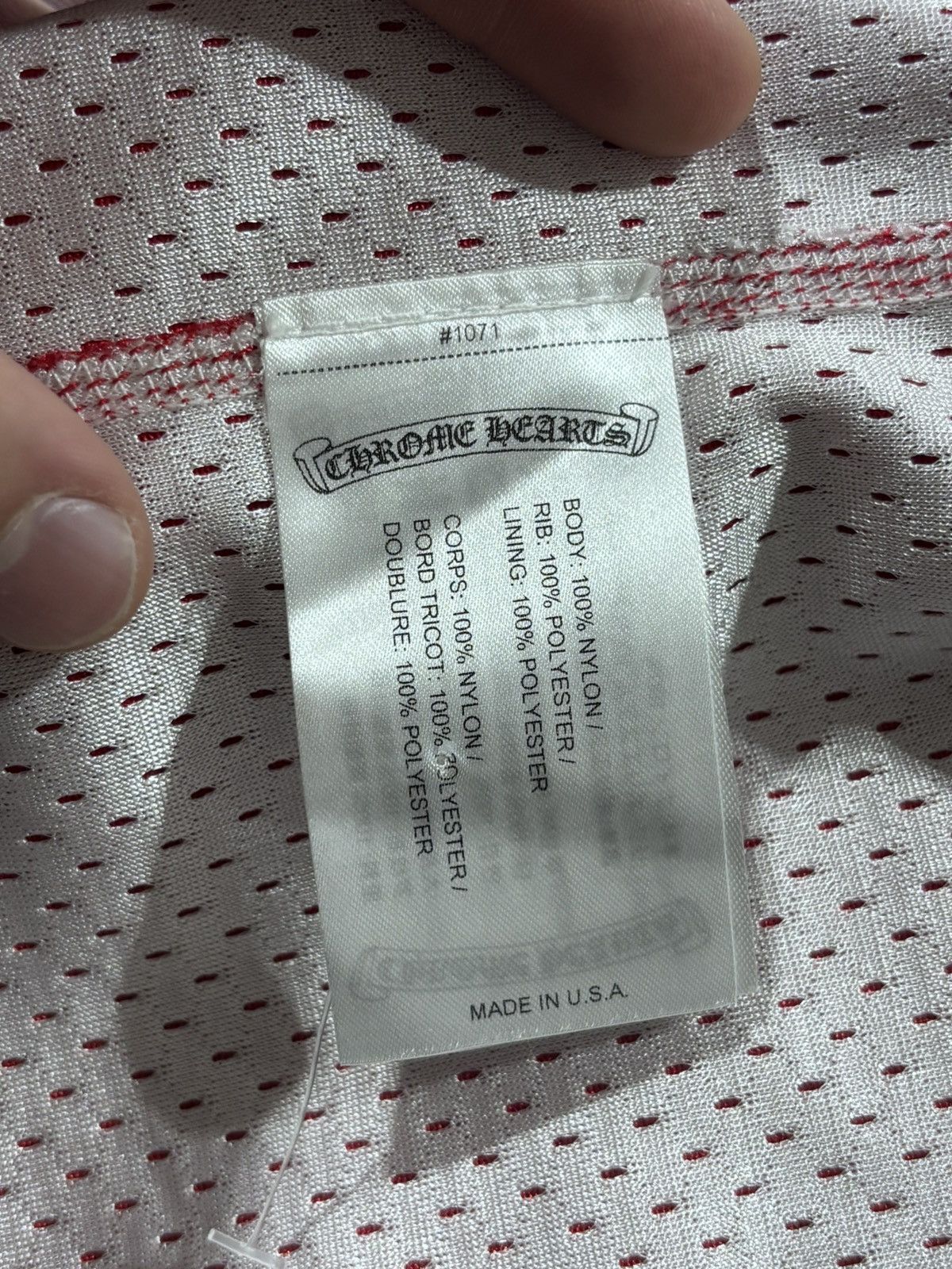 Chrome Hearts Chrome Hearts Matty Boy Team Form Reversible Mesh Jersey Size US M / EU 48-50 / 2 - 12 Thumbnail