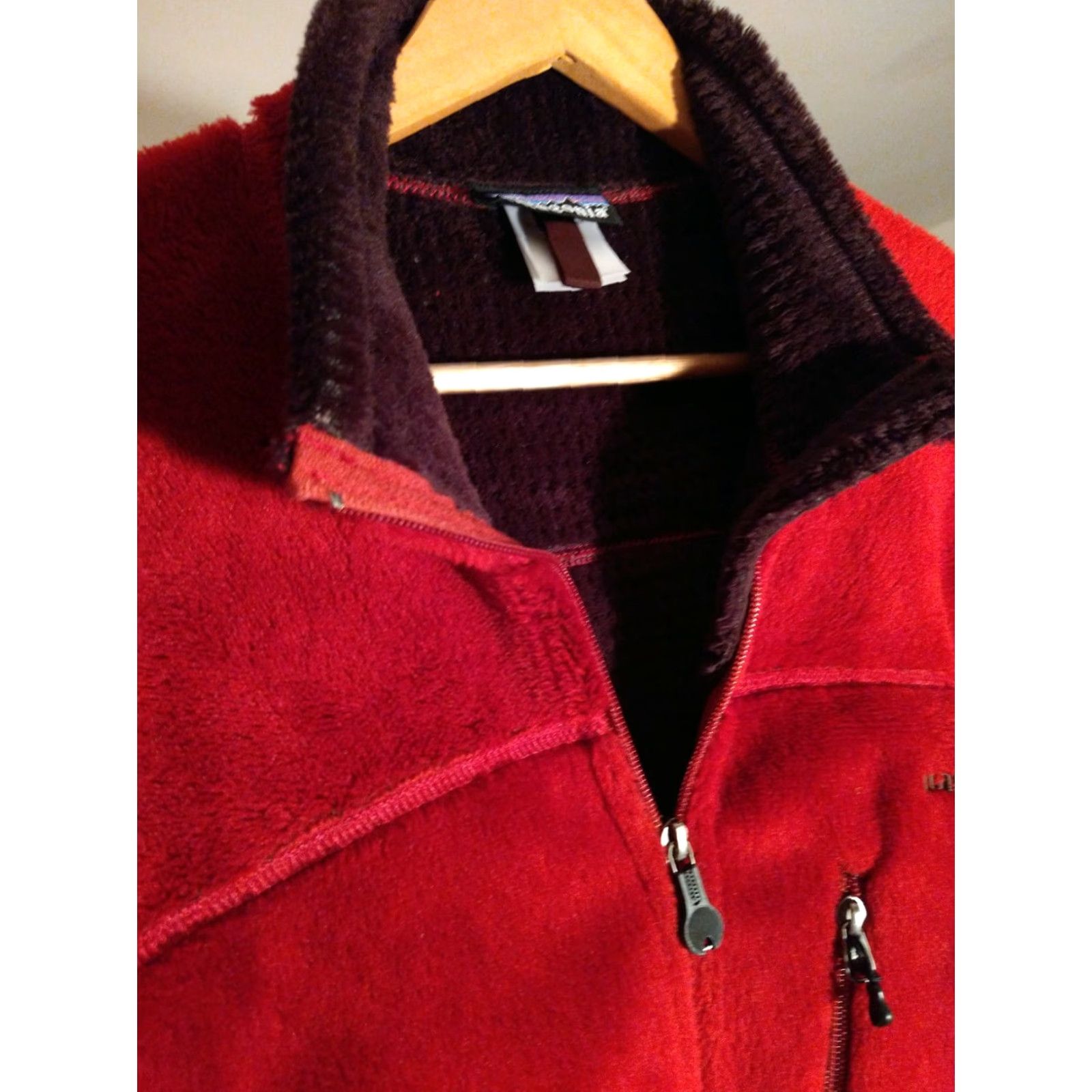 Patagonia VINTAGE Patagonia Woolyester Vest XL Made In USA Red Synchilla Hairy Polyester Mens Size US XL / EU 56 / 4 - 2 Thumbnail