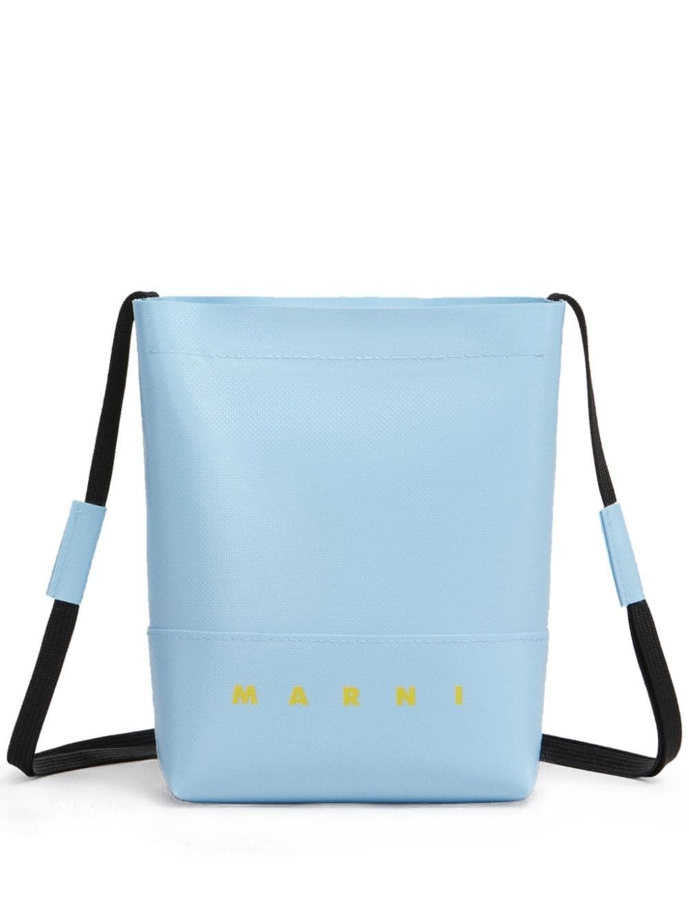 Marni o1f1d3z0725 Size: OS / Museu Logo Mini Bag in Blue Size ONE SIZE - 1 Thumbnail