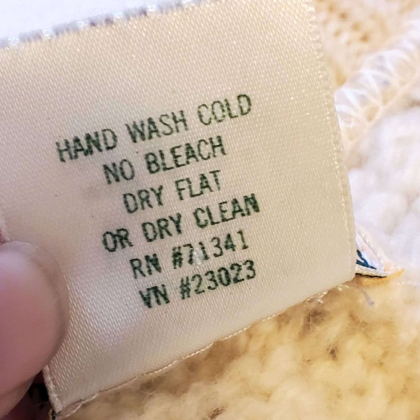 Vintage VINTAGE LL Bean Sweater Mens XL Long Crew Neck Wool Cable Knit Fisherman 90s 80s USA Hand Wash Only Size US XL / EU 56 / 4 - 6 Thumbnail