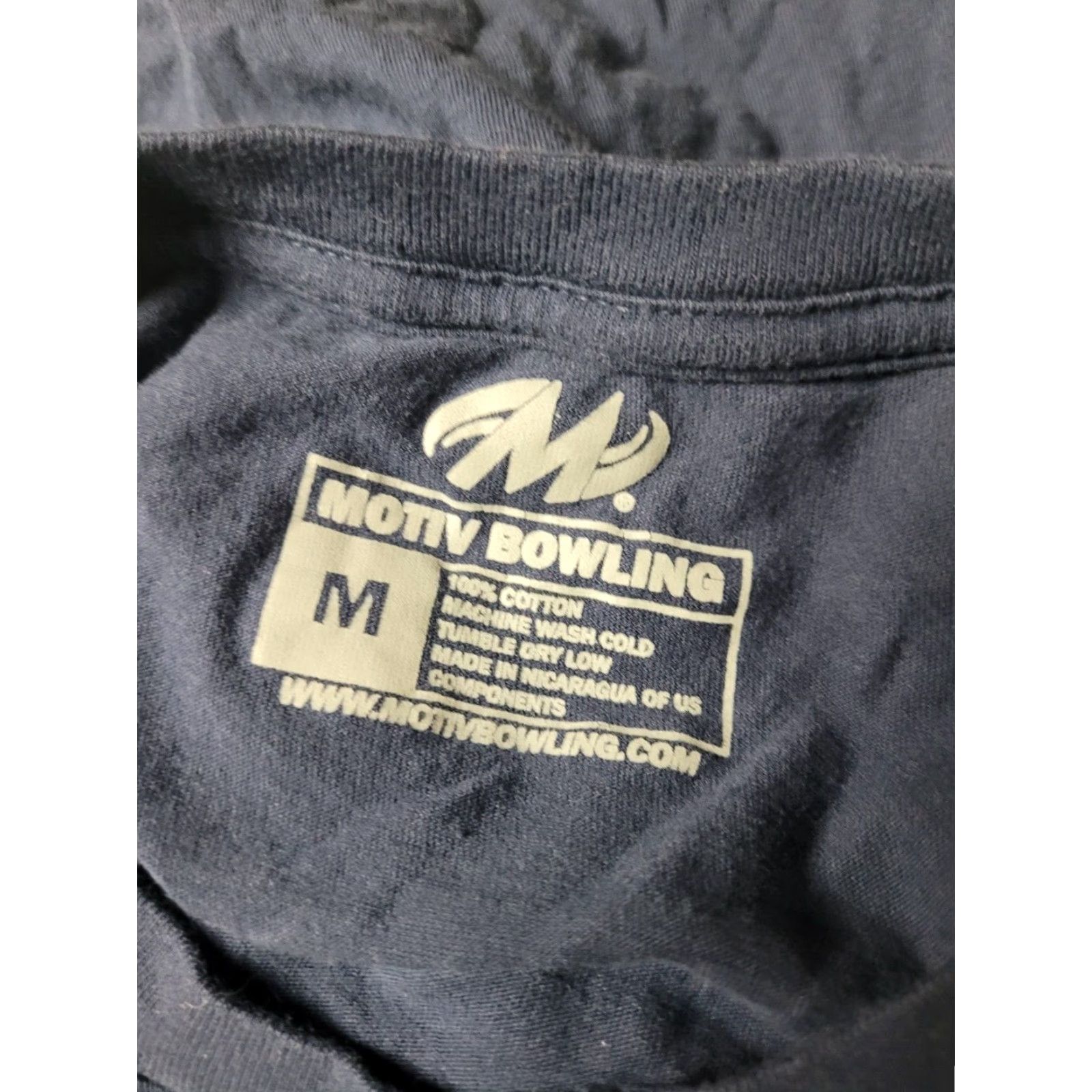 Logo 7 Motiv Bowling Logo Shirt Medium Muskegon MI Test Drive Nice Size US M / EU 48-50 / 2 - 3 Thumbnail