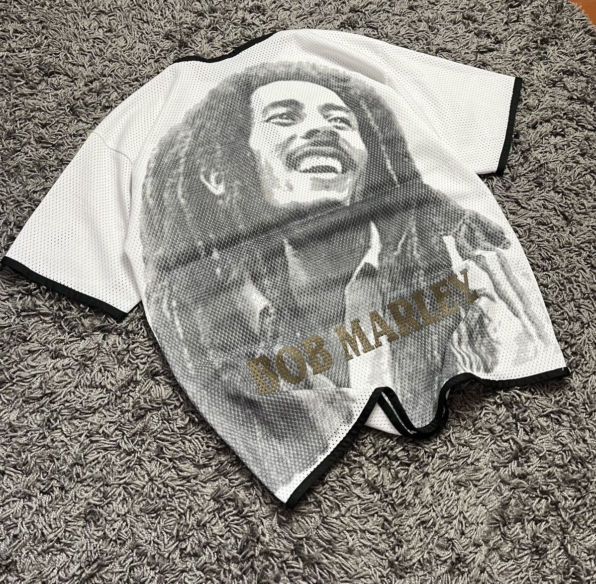 Bob Marley Vintage Bob Marley "Legend" All-Over Print Mesh Jersey Shirt Size US L / EU 52-54 / 3 - 1 Thumbnail