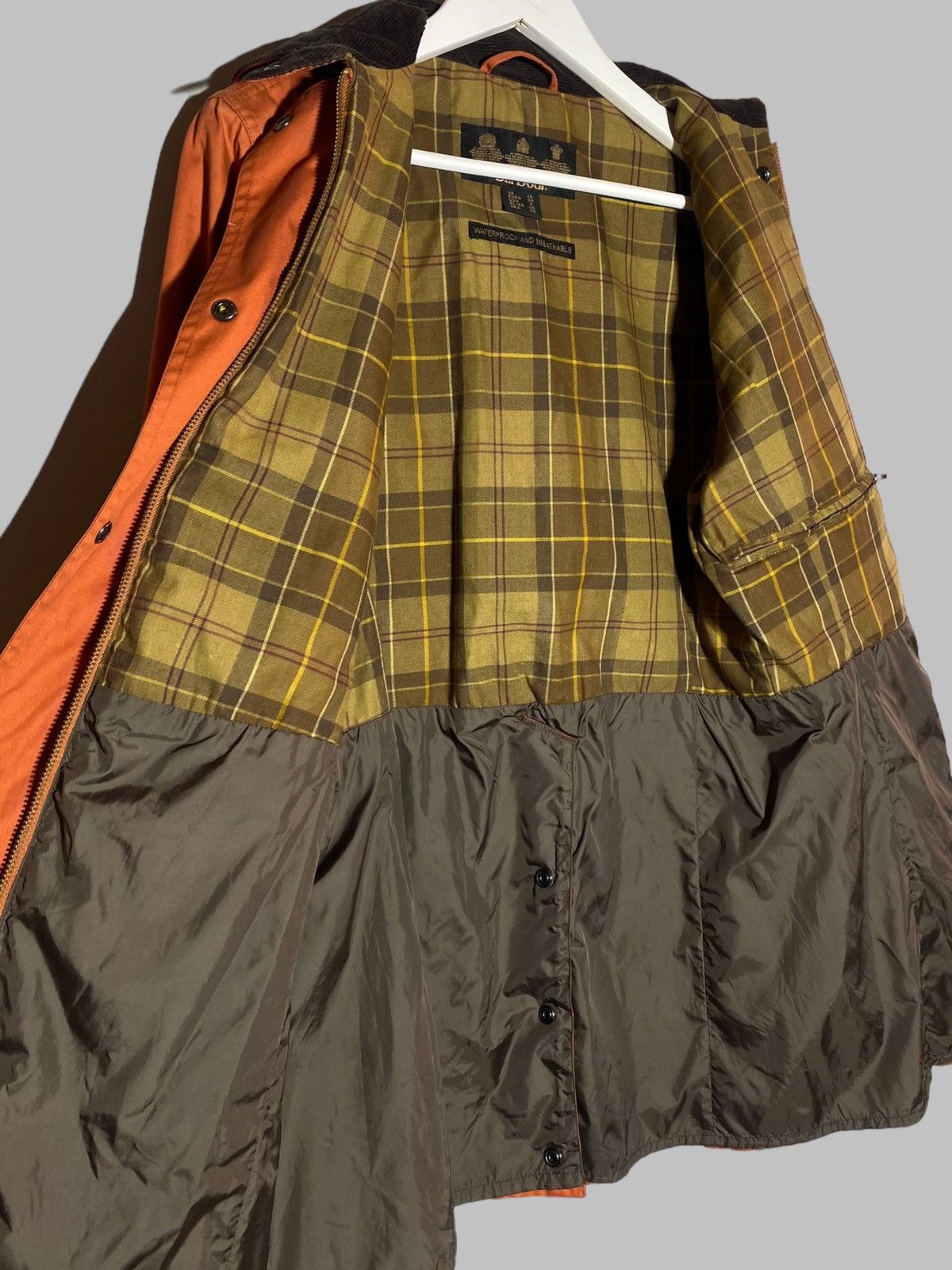 Barbour Barbour Newmarket Jacket Women’s Orange Color Size 10 Size M / US 6-8 / IT 42-44 - 15 Thumbnail