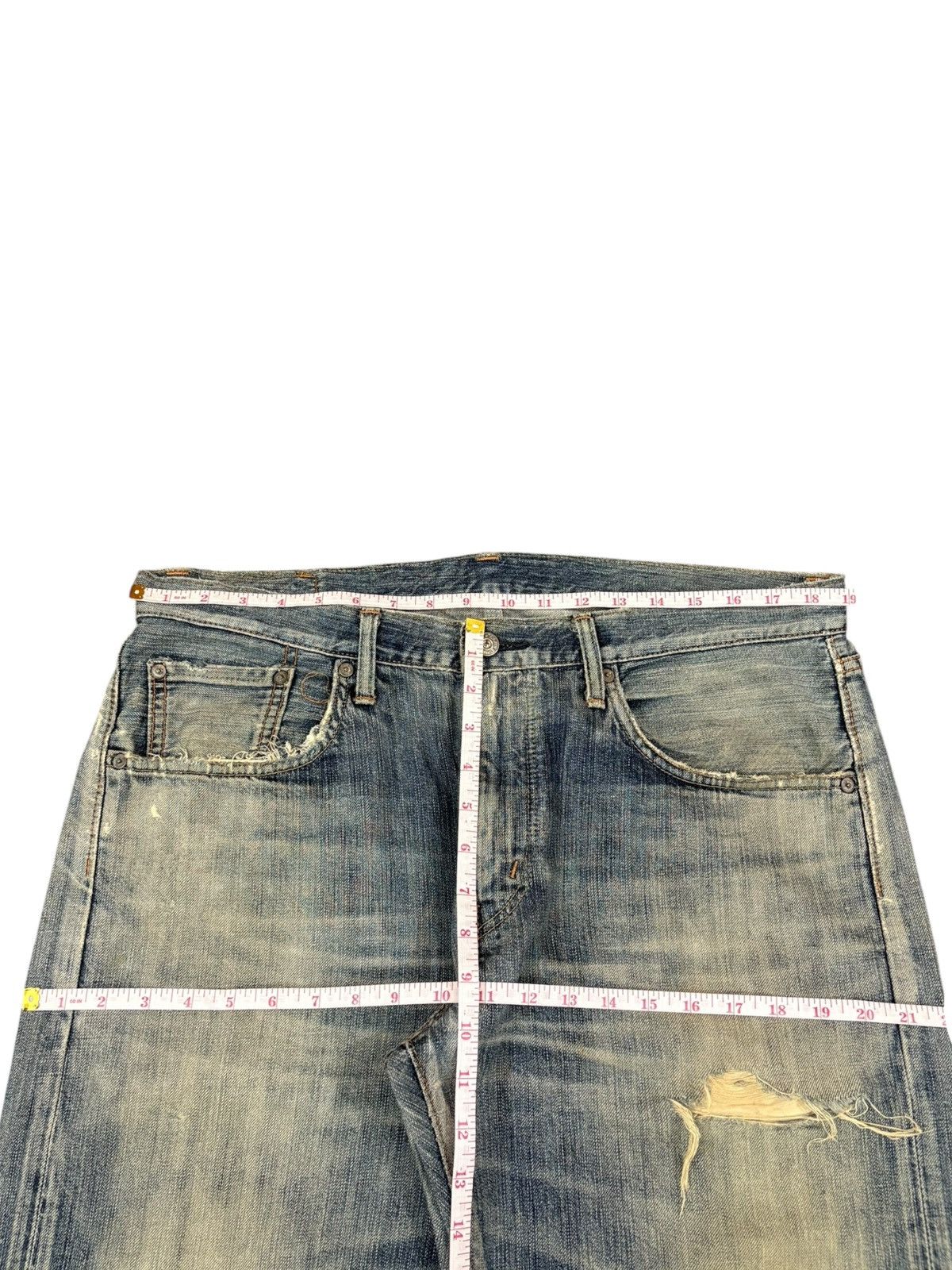 Edwin Vintage Edwin 503RV Mud Wash Distressed Loose Baggy Jeans Size US 36 / EU 52 - 12 Thumbnail