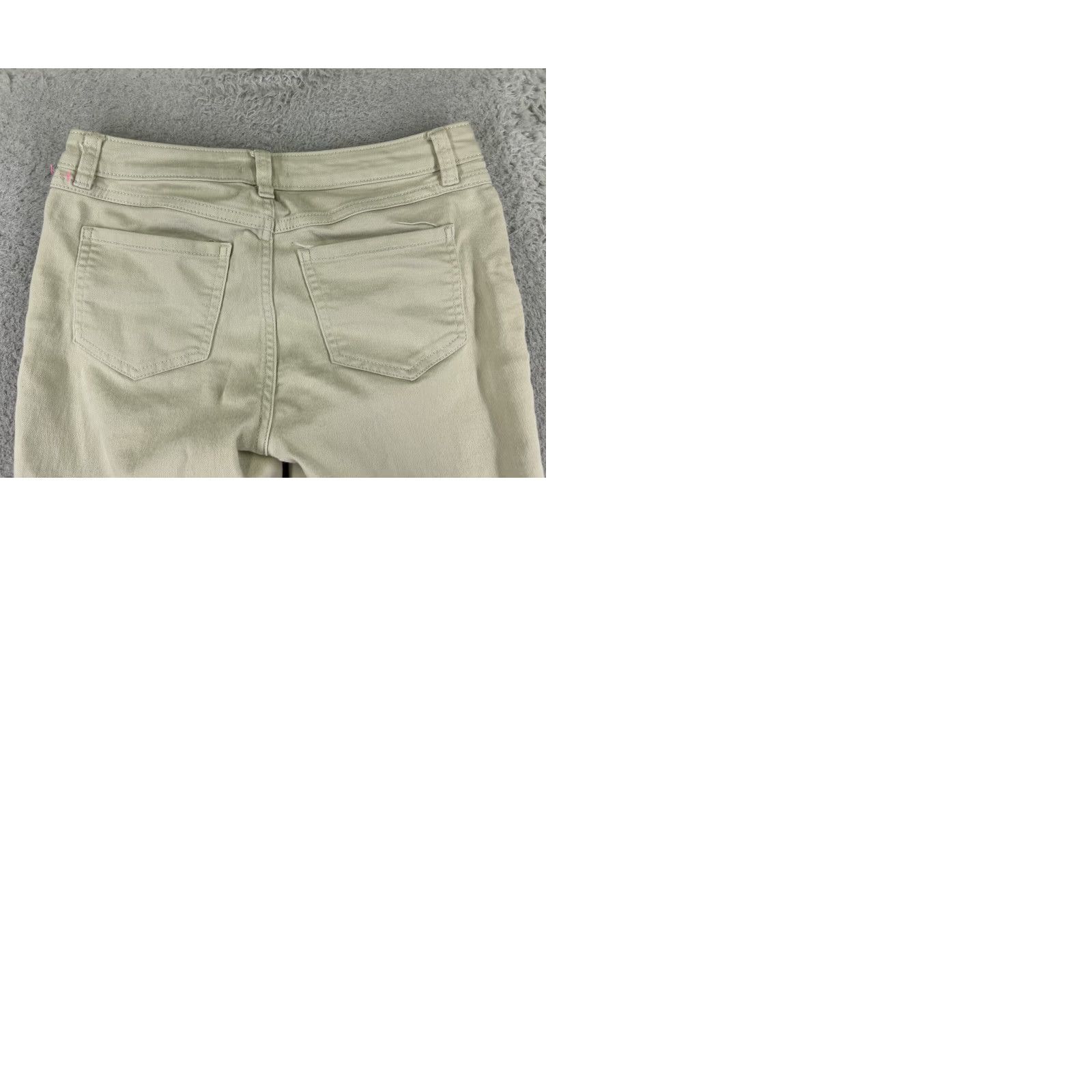 Vintage LC Lauren Conrad Jeans Women 4 Beige Denim Skinny Crop 27x24 Cotton Blend Low Rise 5-Pocket Size 27" / US 4 / IT 40 - 10 Thumbnail