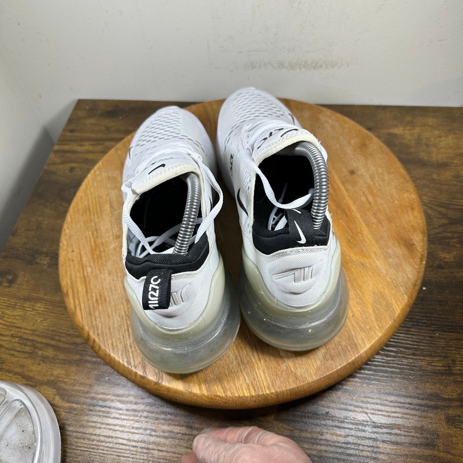 Nike Nike Air Max 270 Men's White Black Shoes AH8050-100 US 8 Size US 8 / EU 41 - 8 Thumbnail