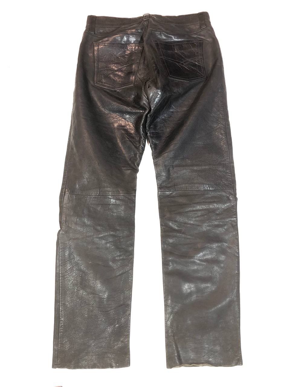 Leather × Vintage Racing Moto Leather Pants Vintage Size US 31 - 9 Thumbnail