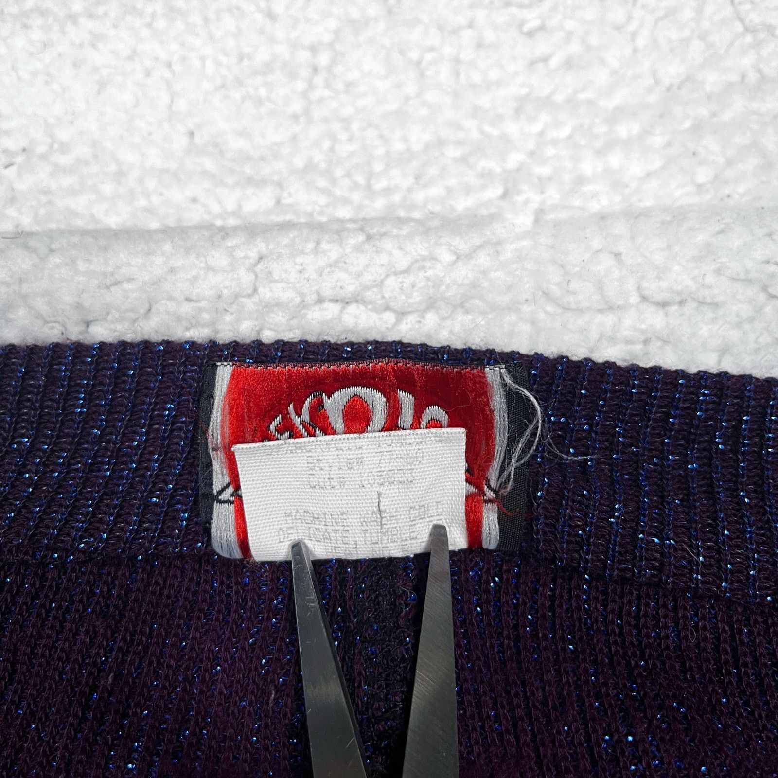 Vintage 90s Lip Service Sparkly Blue Pants Small Womens Goth