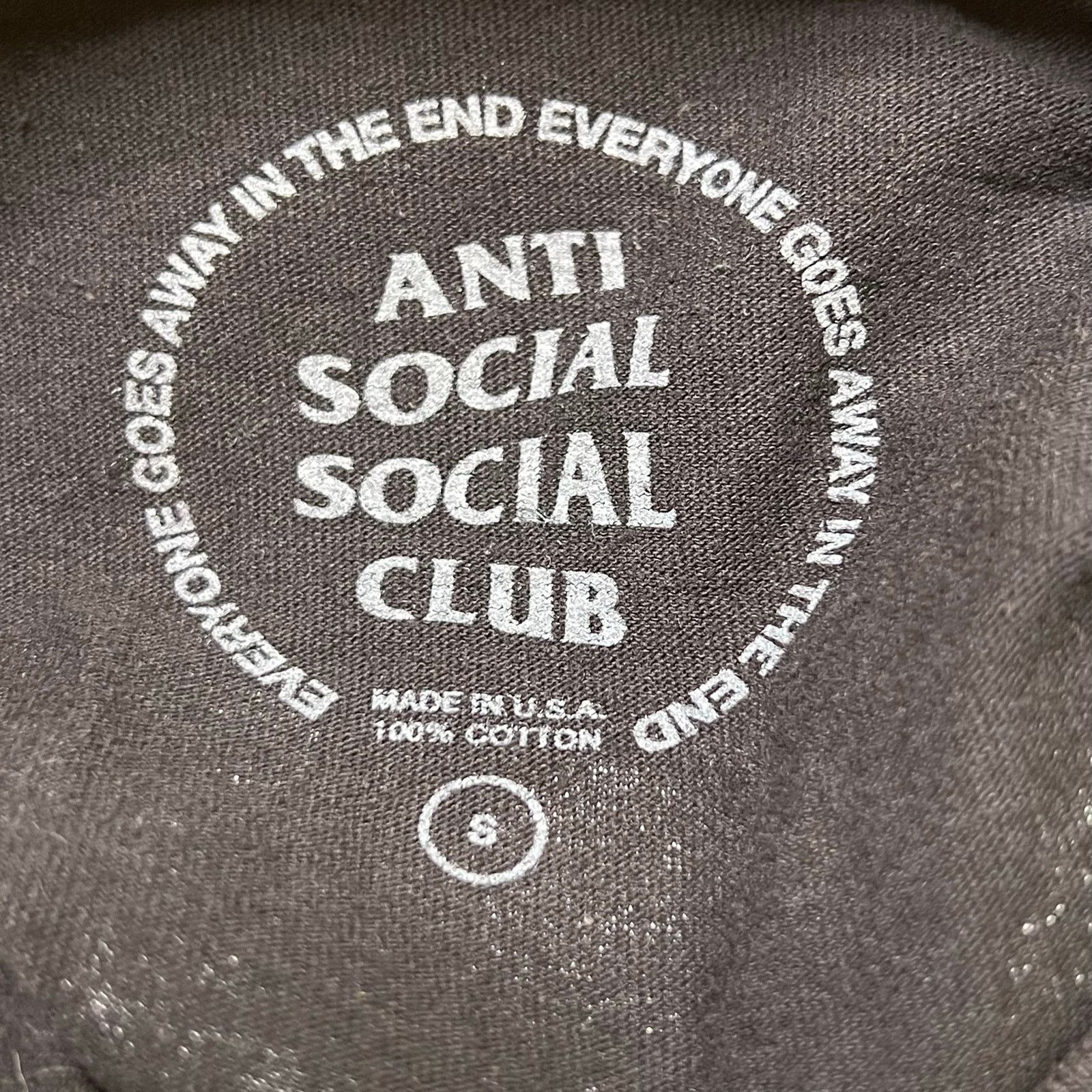 Anti Social Social Club Anti Social Social Club ASSC Sprinkling Tears T Shirt Mens S Size US S / EU 44-46 / 1 - 3 Thumbnail