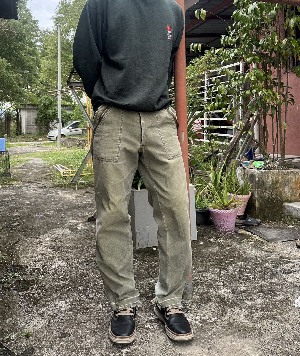 Vintage 🪖Vintage THRASHED King Jonathan Baggy Cargo Size US 30 / EU 46 - 2 Thumbnail