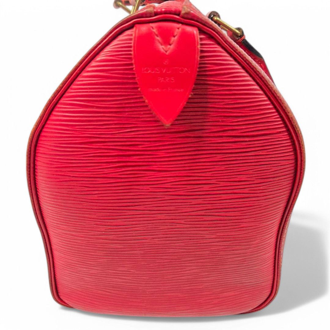 Louis Vuitton Louis Vuitton - Speedy 25 Red Handbag LV Mini Epi Size ONE SIZE - 5 Thumbnail