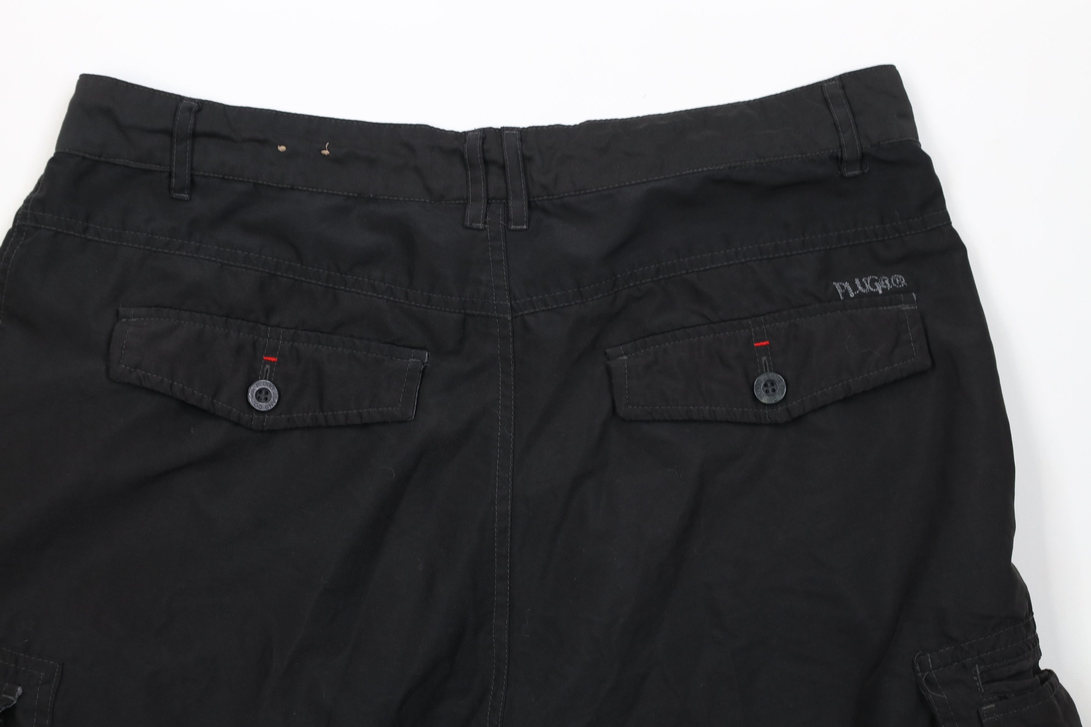 Vintage Vintage Y2K Streetwear Microfiber Cargo Shorts Skateboarding Size US 36 / EU 52 - 10 Thumbnail