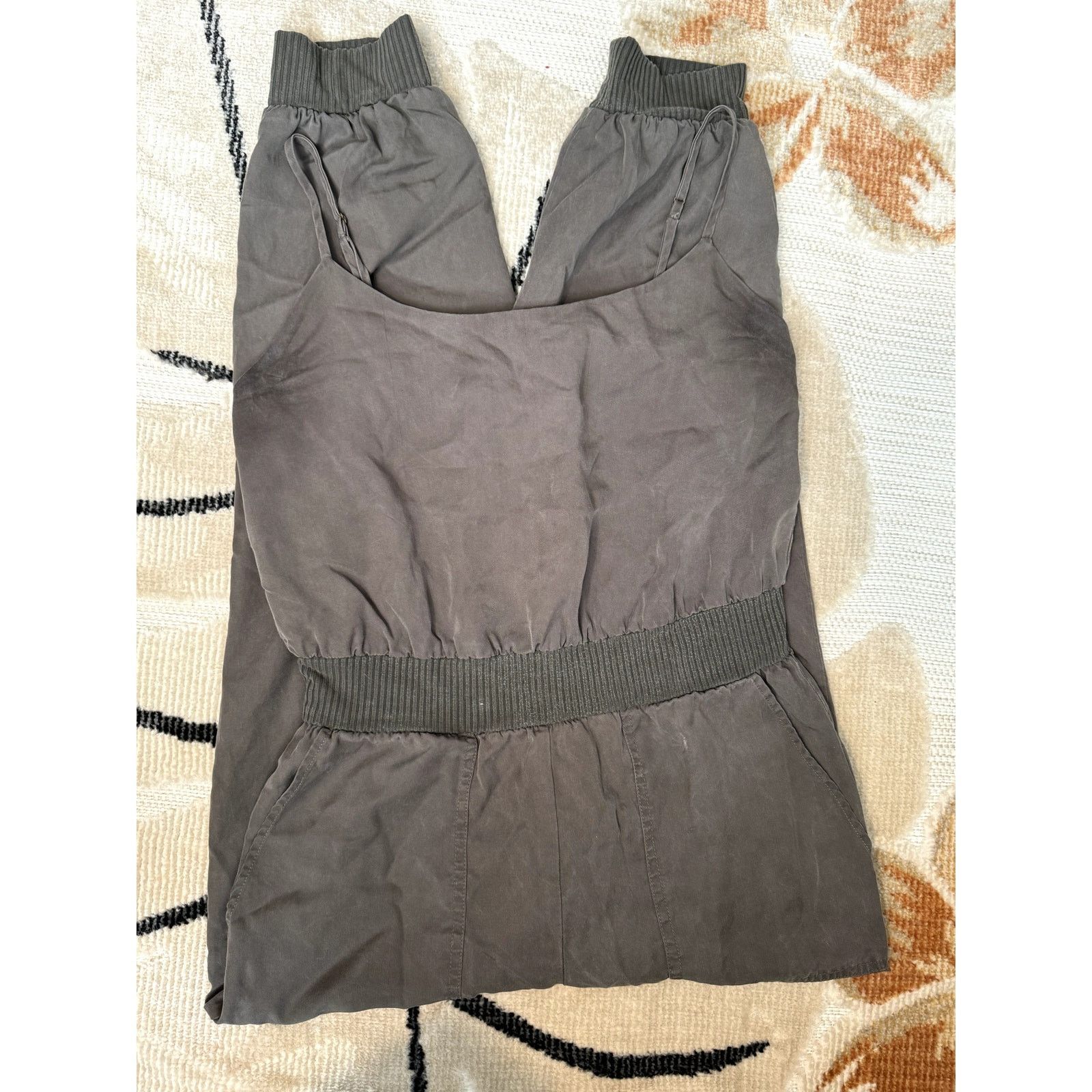 Anthropologie Anthropologie Nisa Green Jump Suit Small Size 28" / US 6 / IT 42 - 3 Thumbnail