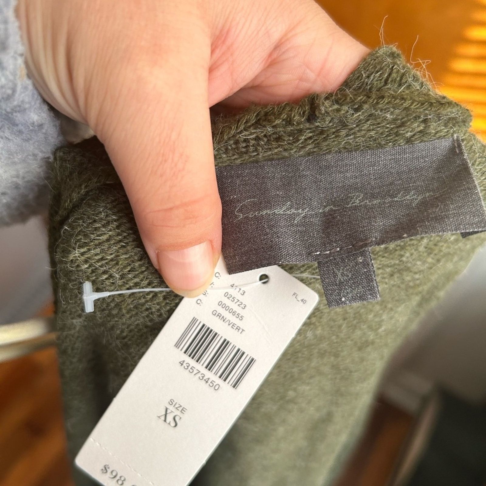Anthropologie NWT SUNDAY IN BROOKLYN HELINSKI PONCHO CARDIGAN Size XS / US 0-2 / IT 36-38 - 5 Thumbnail