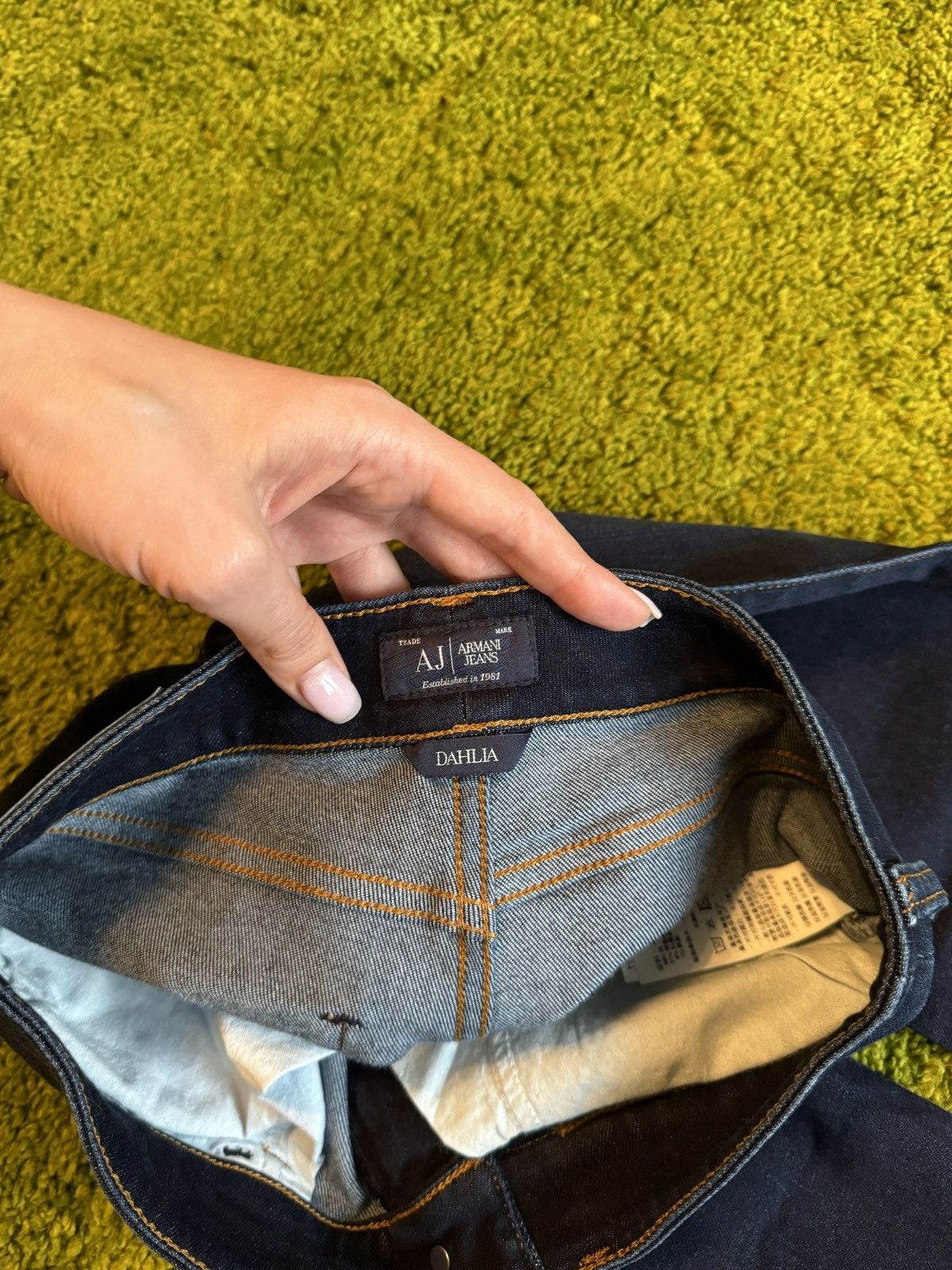 Armani × Designer × Giorgio Armani Armani skinny tall fit jeans denim Size 27" / US 4 / IT 40 - 7 Thumbnail